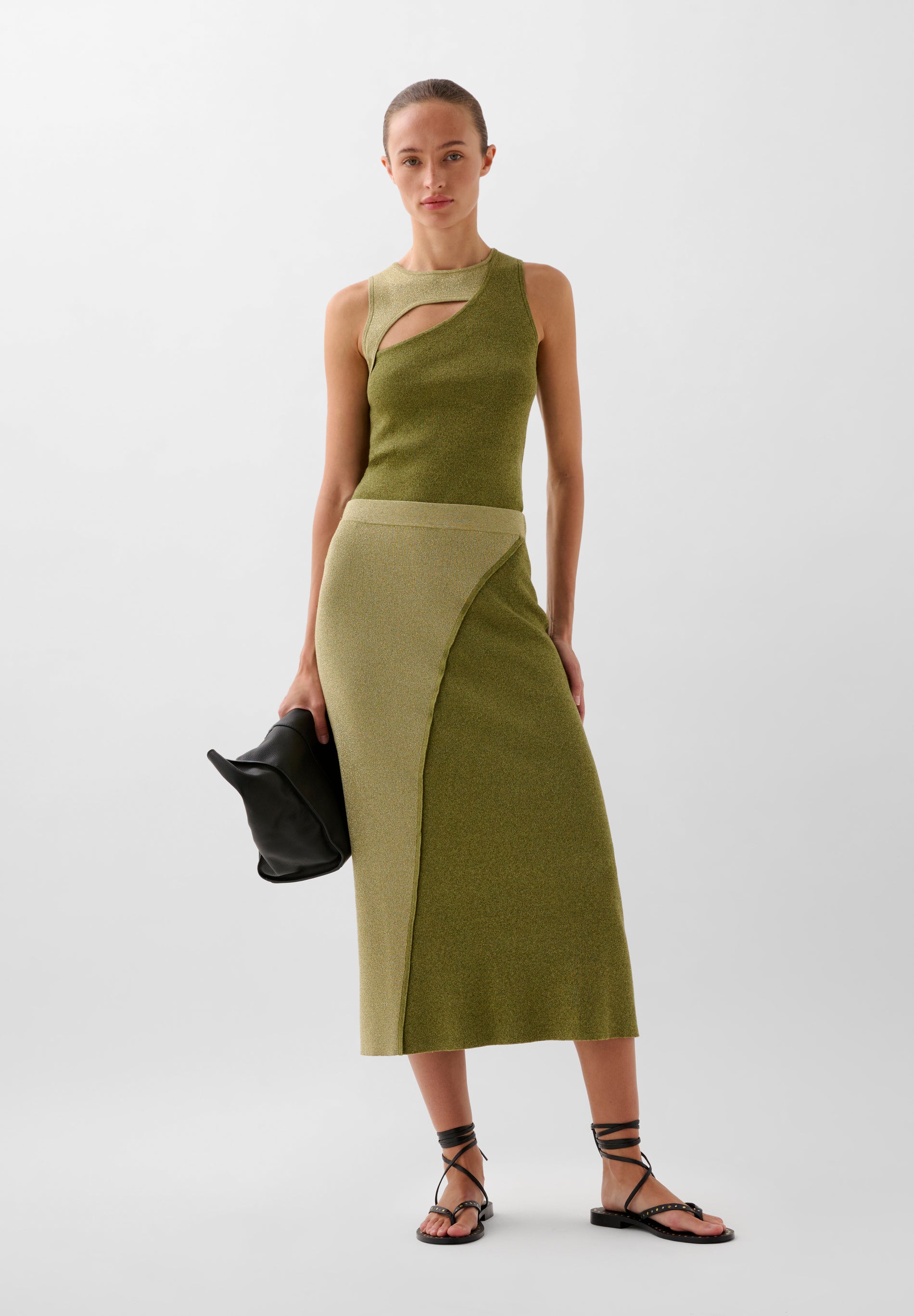 DUO CONTRAST SKIRT