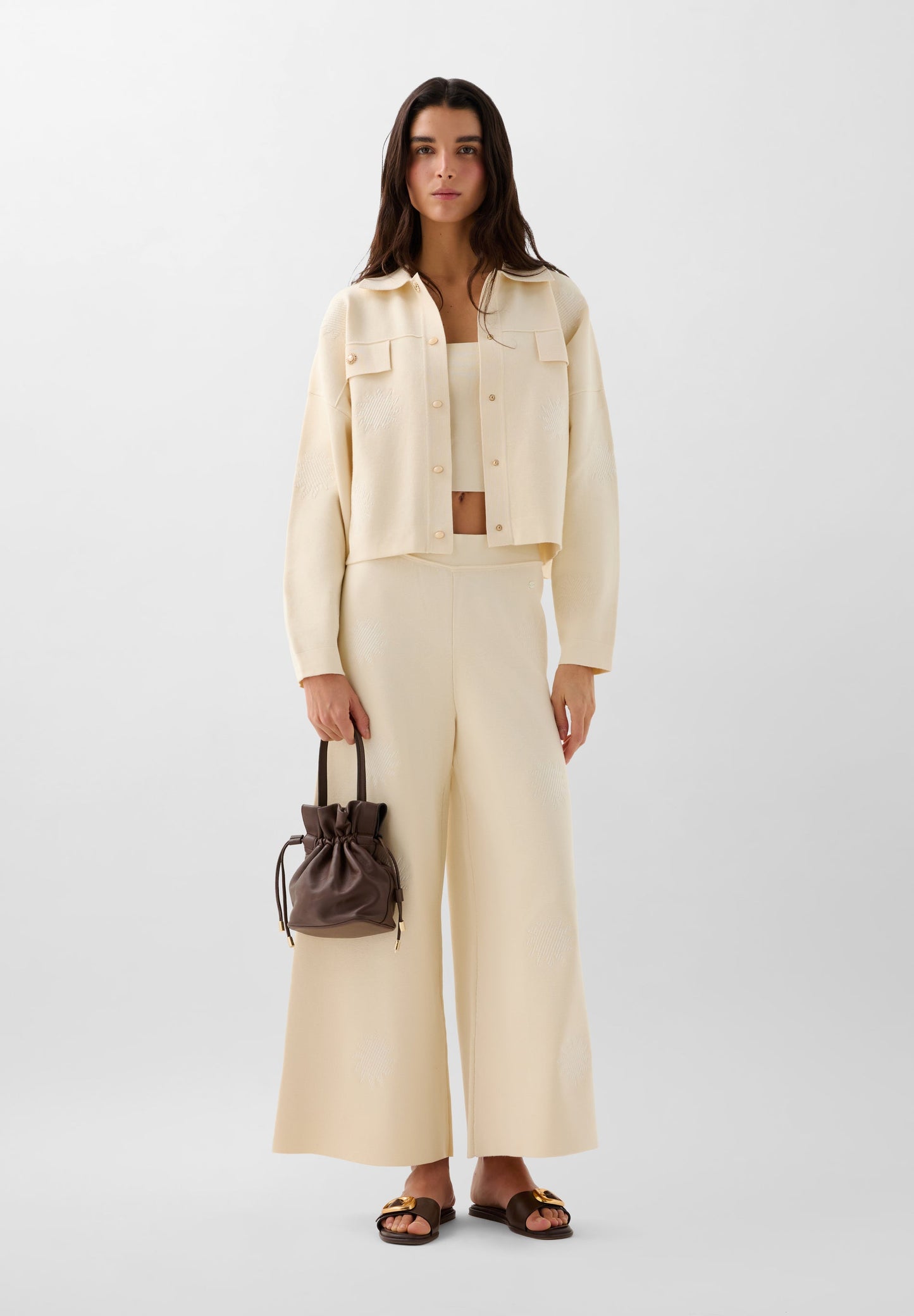 FLOWING KNIT TROUSERS