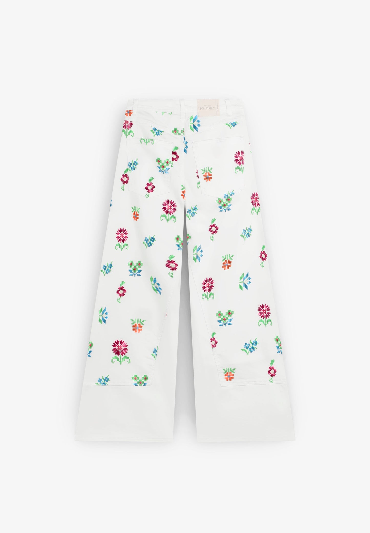 SCCROSS STITCHING DENIM PANT