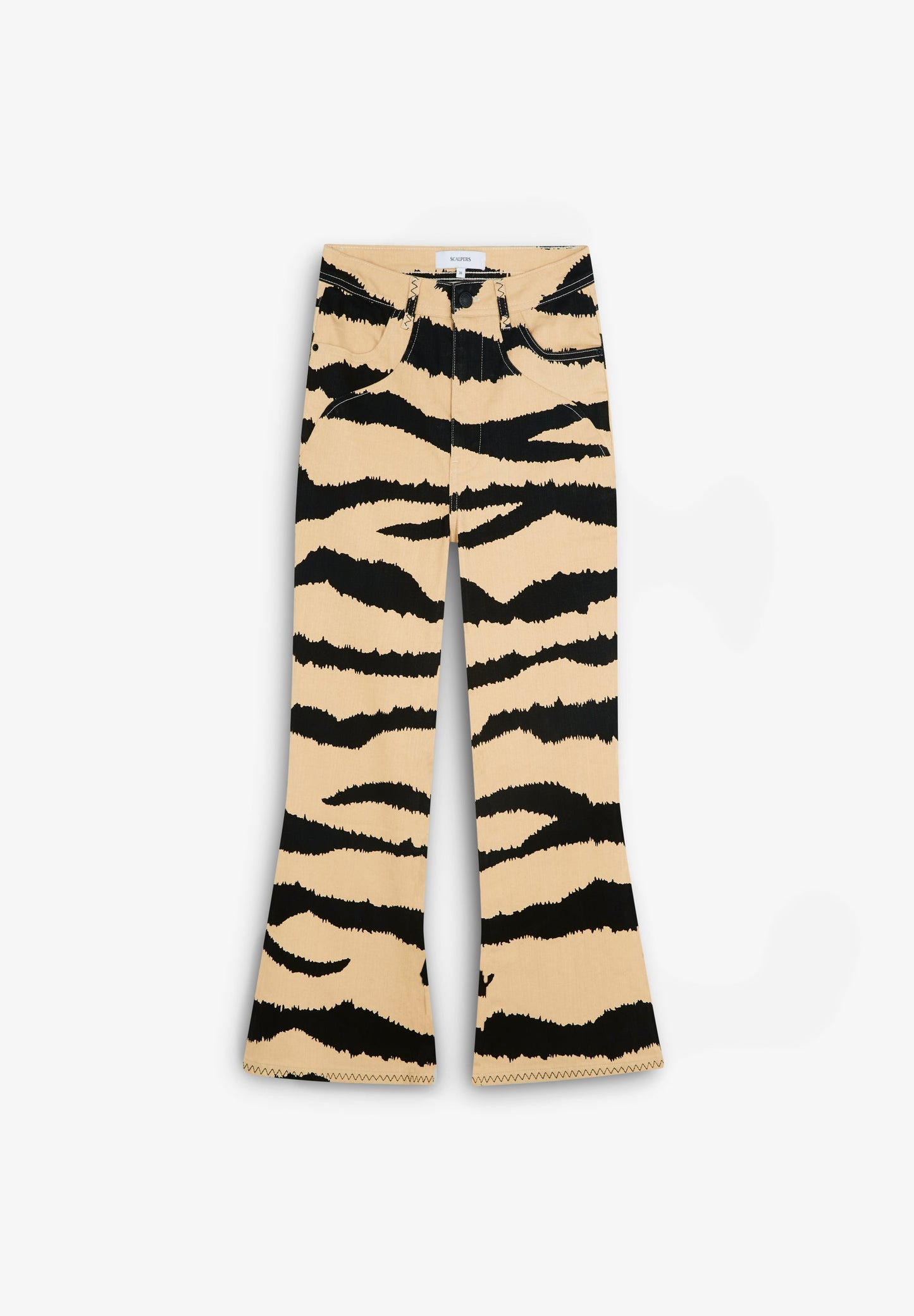 ANKLE ZEBRA DENIM PANT