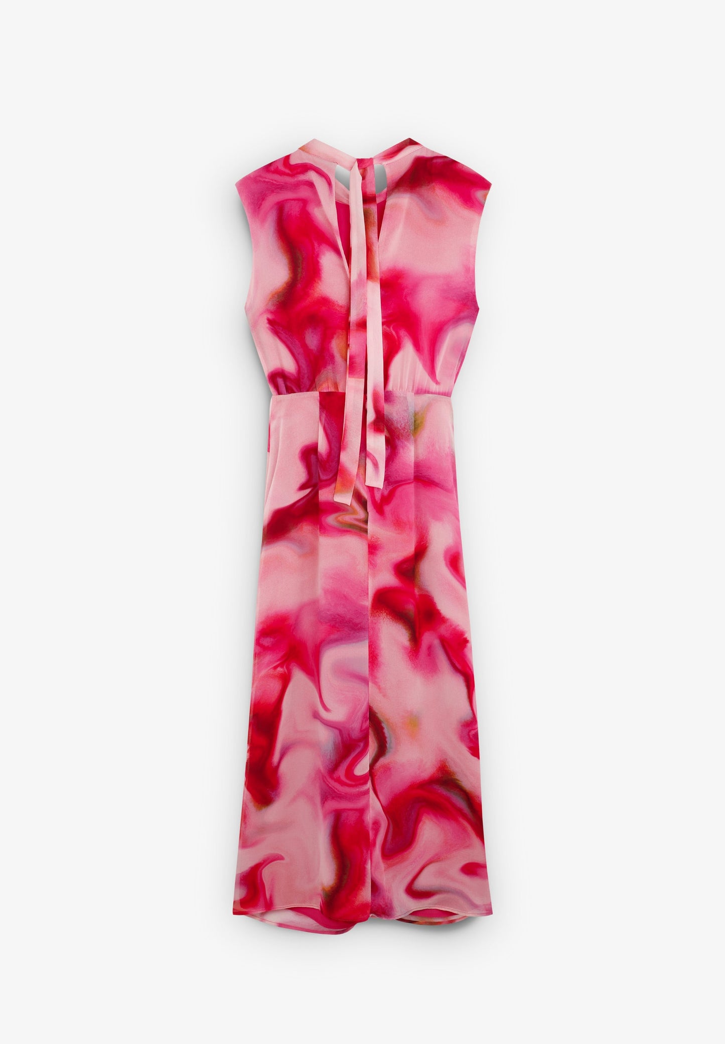 PRINT DRESS WITH KNOT