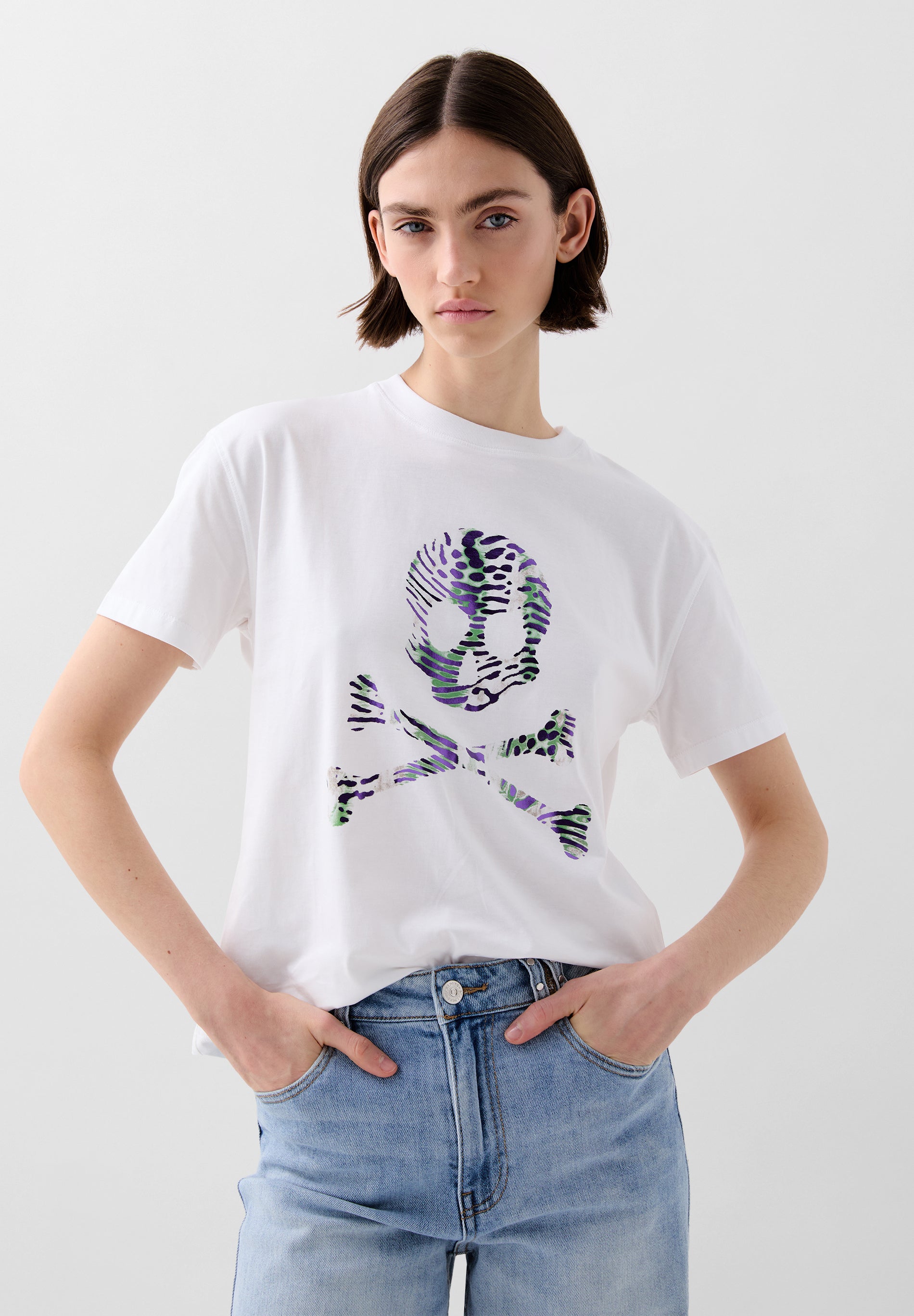 SCSKULL FANCY TEE