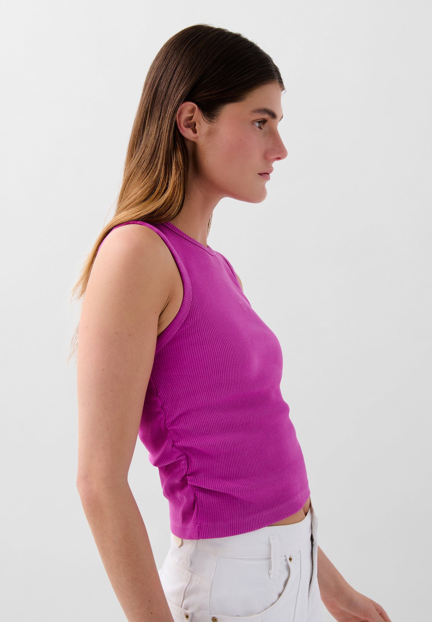 TANK TOP WITH SIDE GATHERING