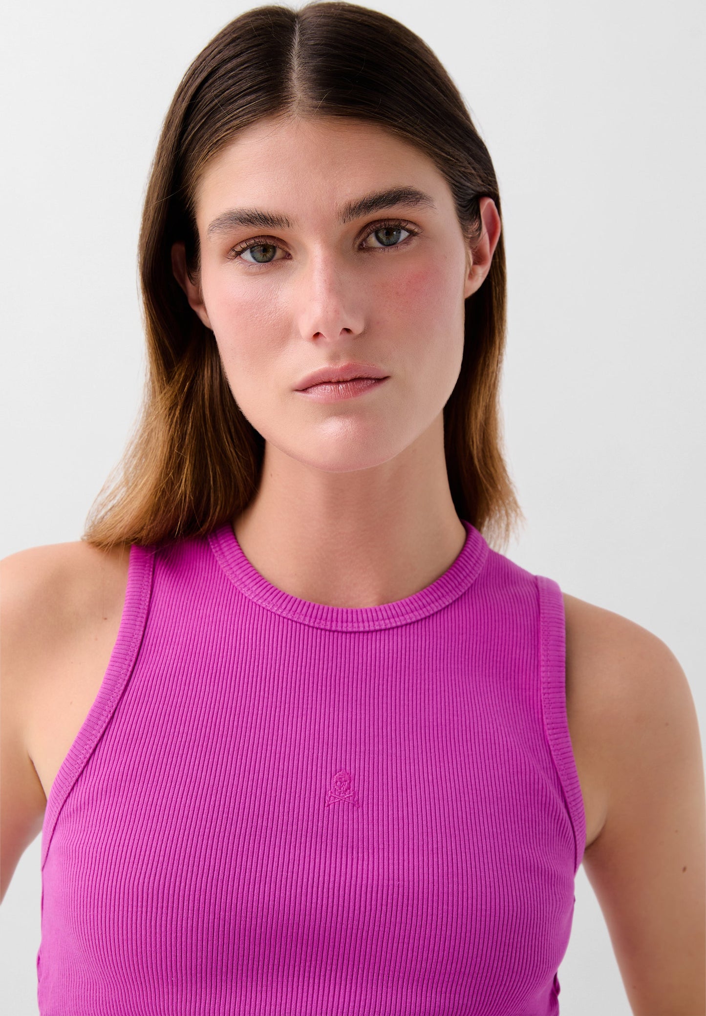 TANK TOP WITH SIDE GATHERING