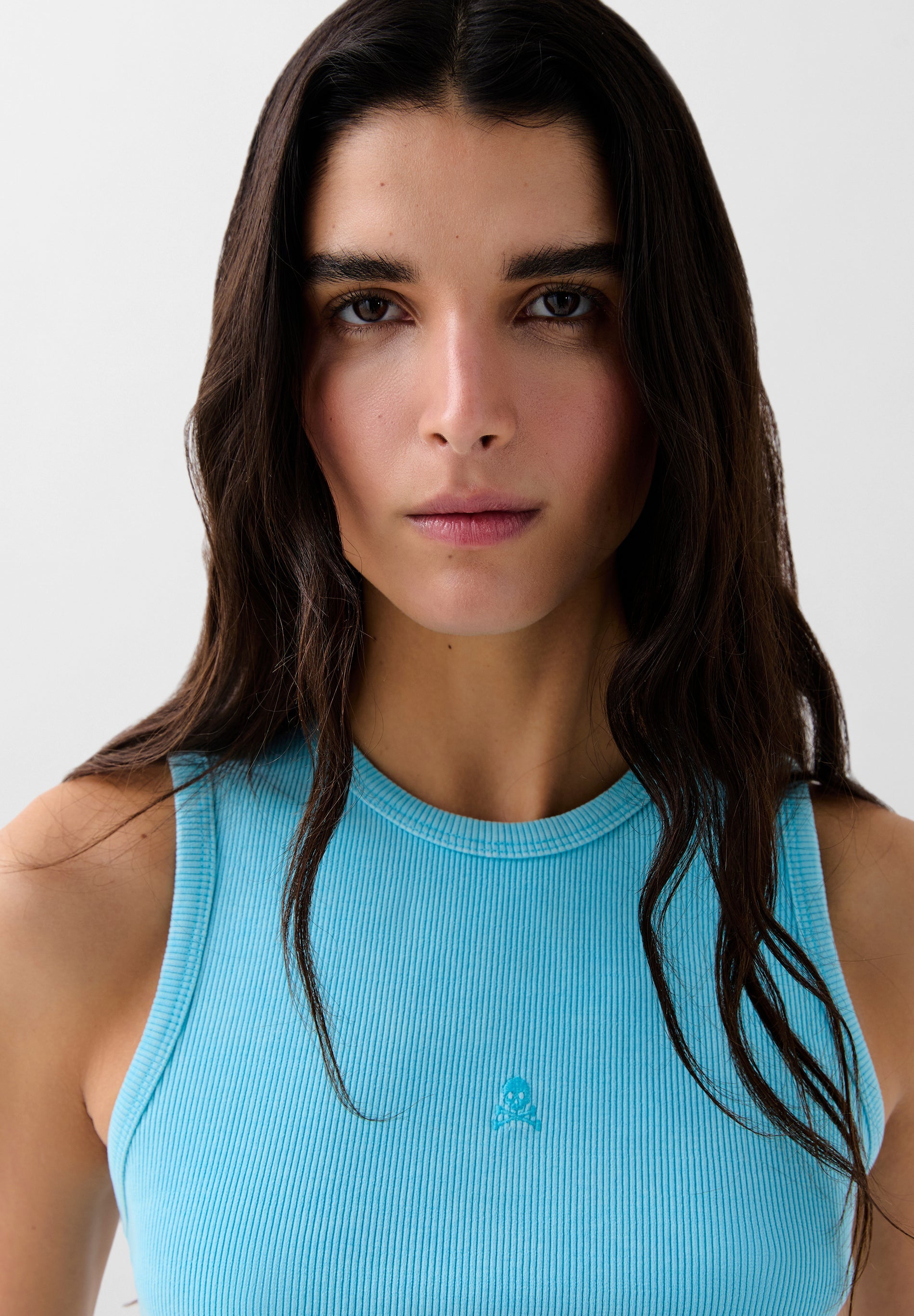 TANK TOP WITH SIDE GATHERING