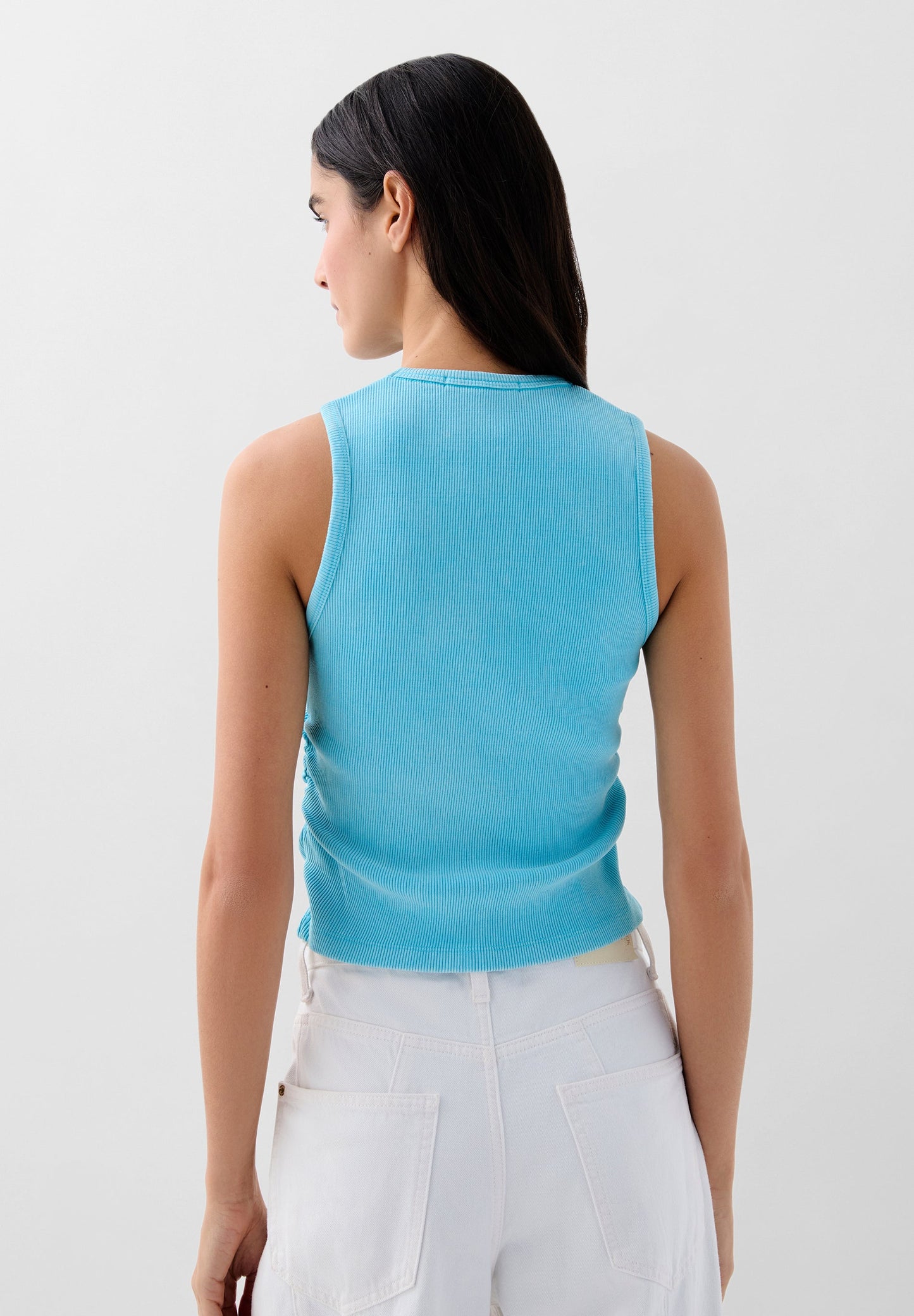 TANK TOP WITH SIDE GATHERING