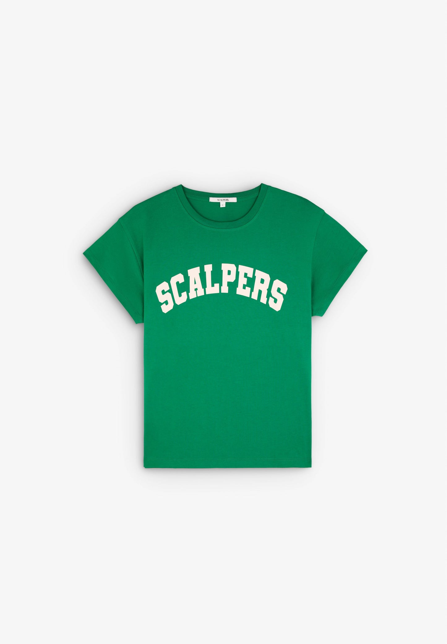 T-SHIRT WITH FRONT LOGO PRINT