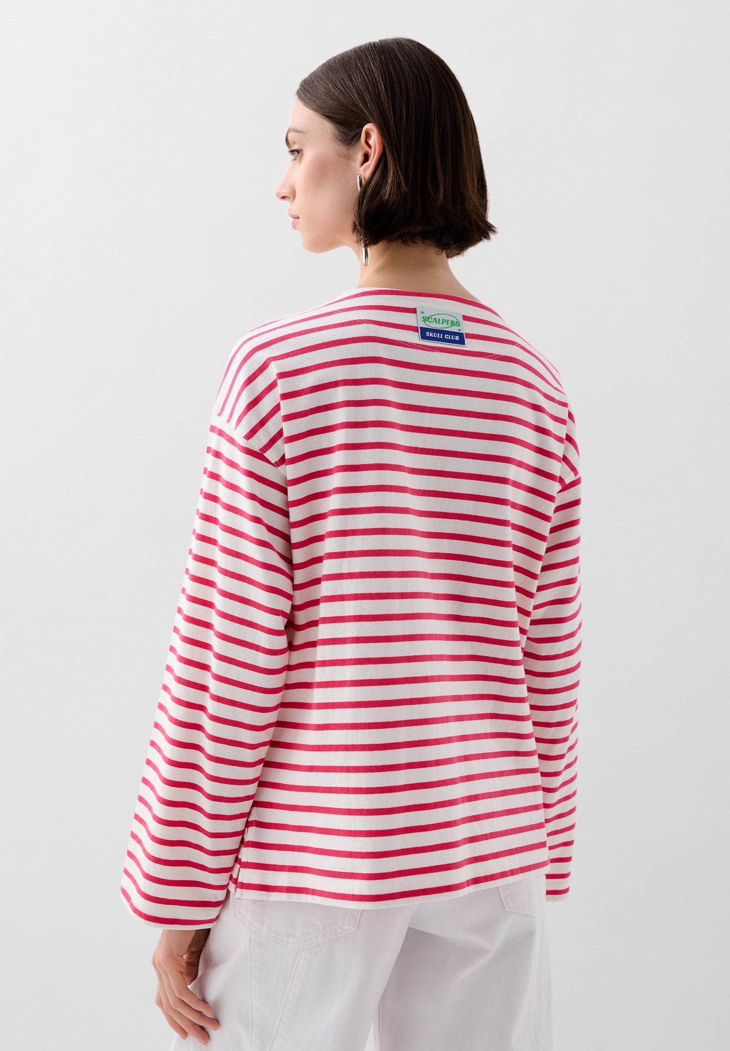 RELAXED FIT STRIPED T-SHIRT