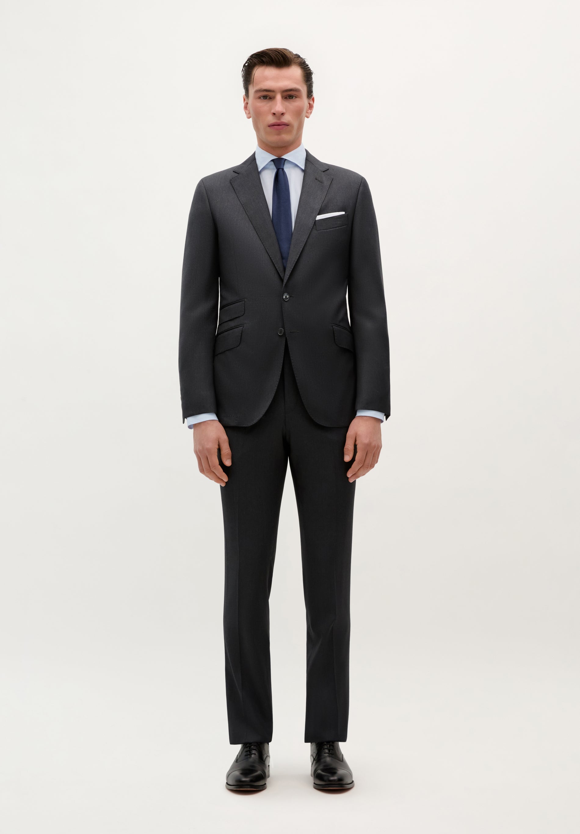 WOOL SUIT TROUSERS