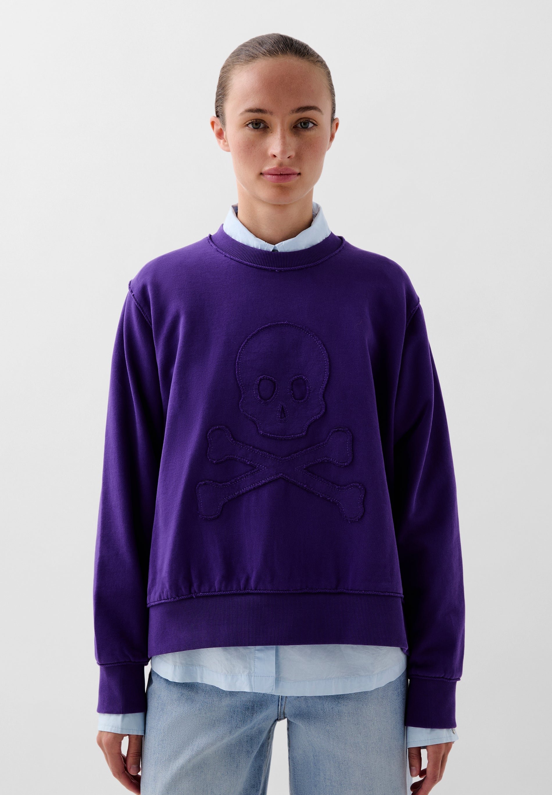 SCRAW SKULL SWEATER