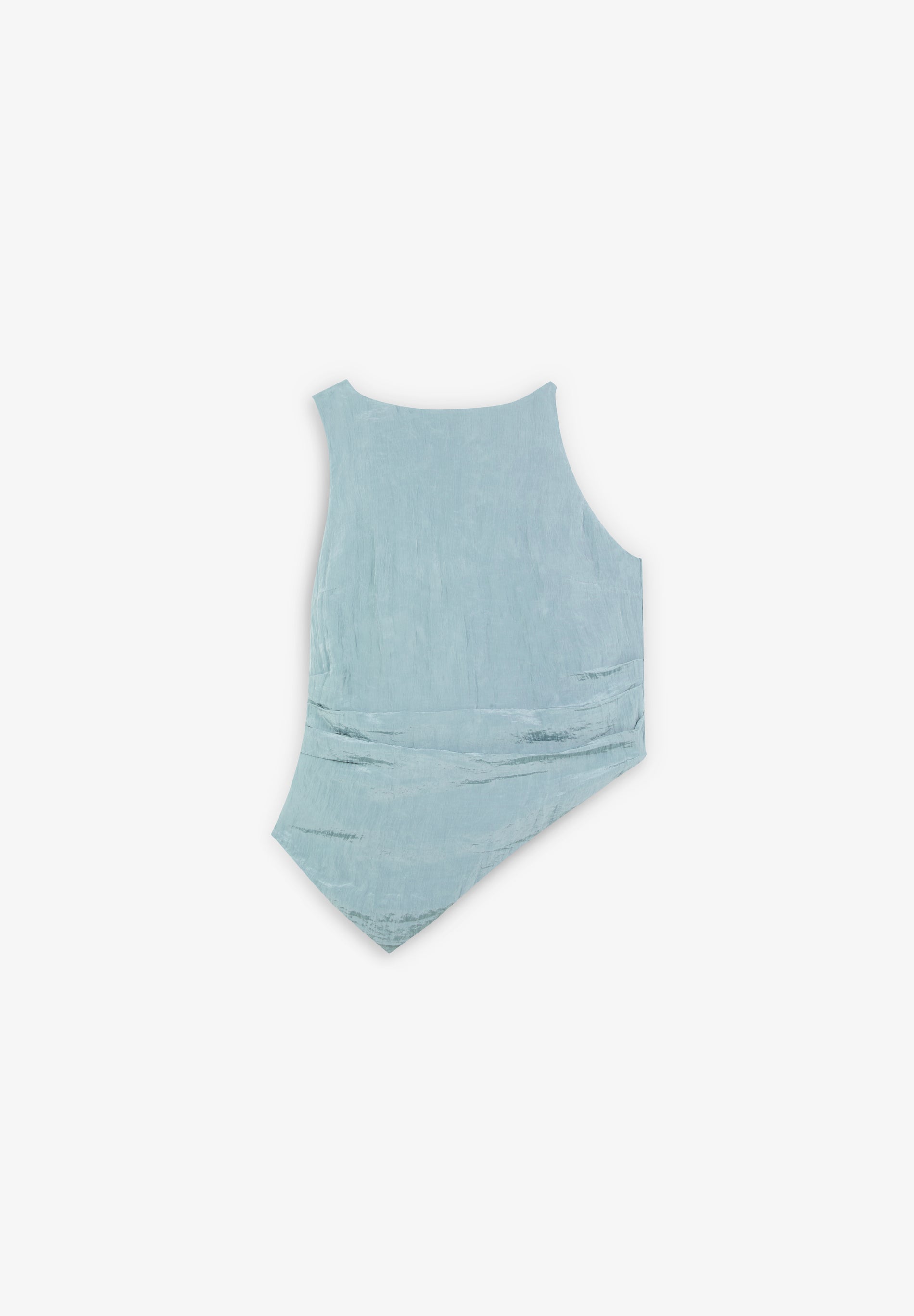 ASYMMETRIC PLEATED TOP
