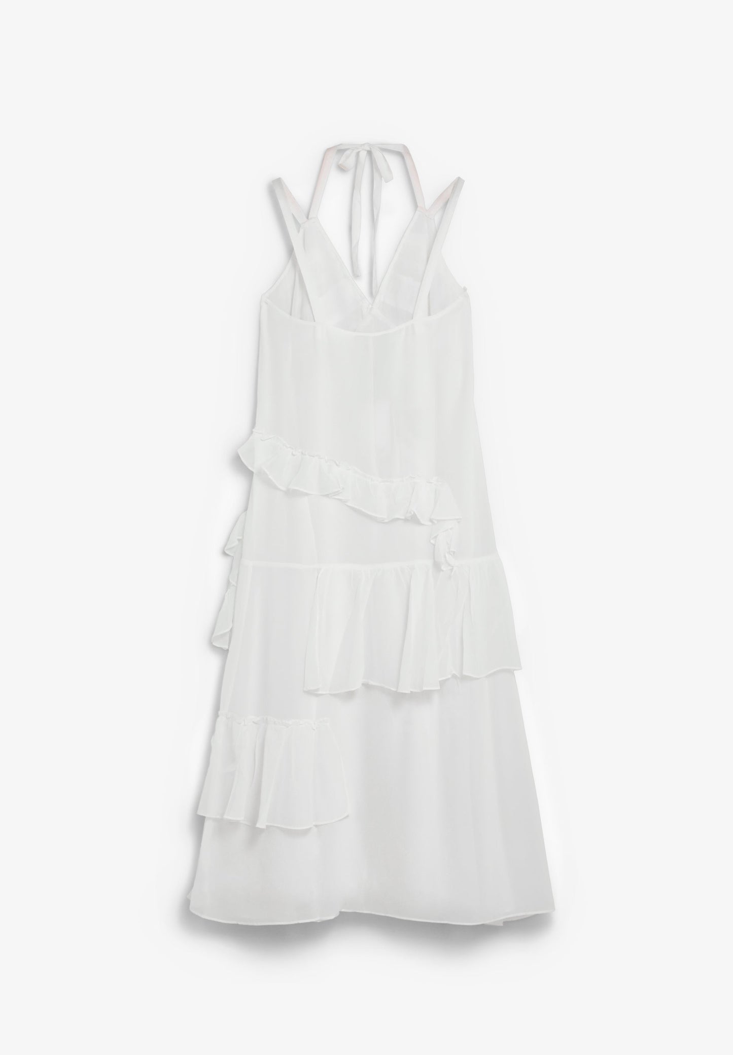 LACE DRESS WITH RUFFLES