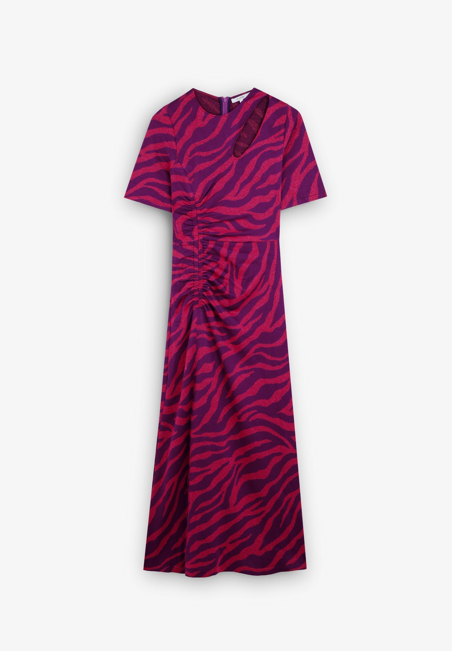 SCZEBRA PURPLE JERSEY DRESS