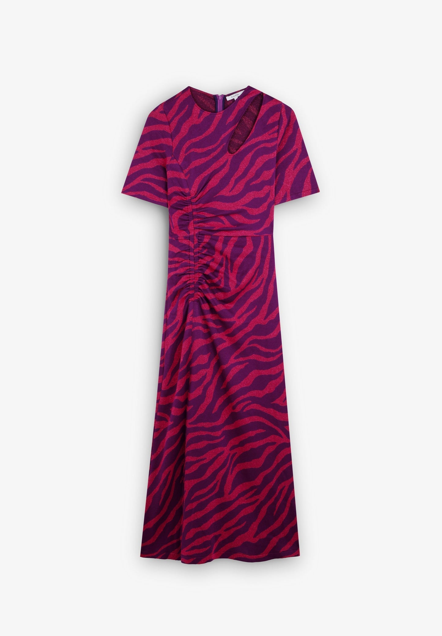 ANIMAL PRINT DRESS WITH SLITS