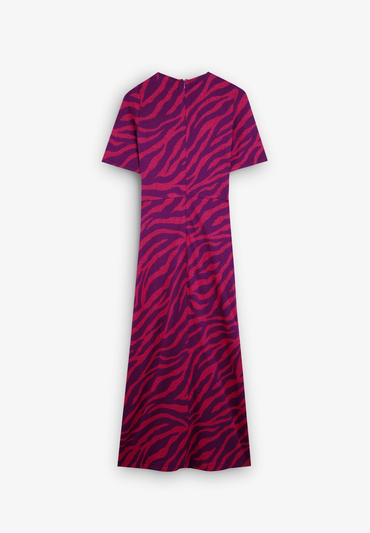 SCZEBRA PURPLE JERSEY DRESS