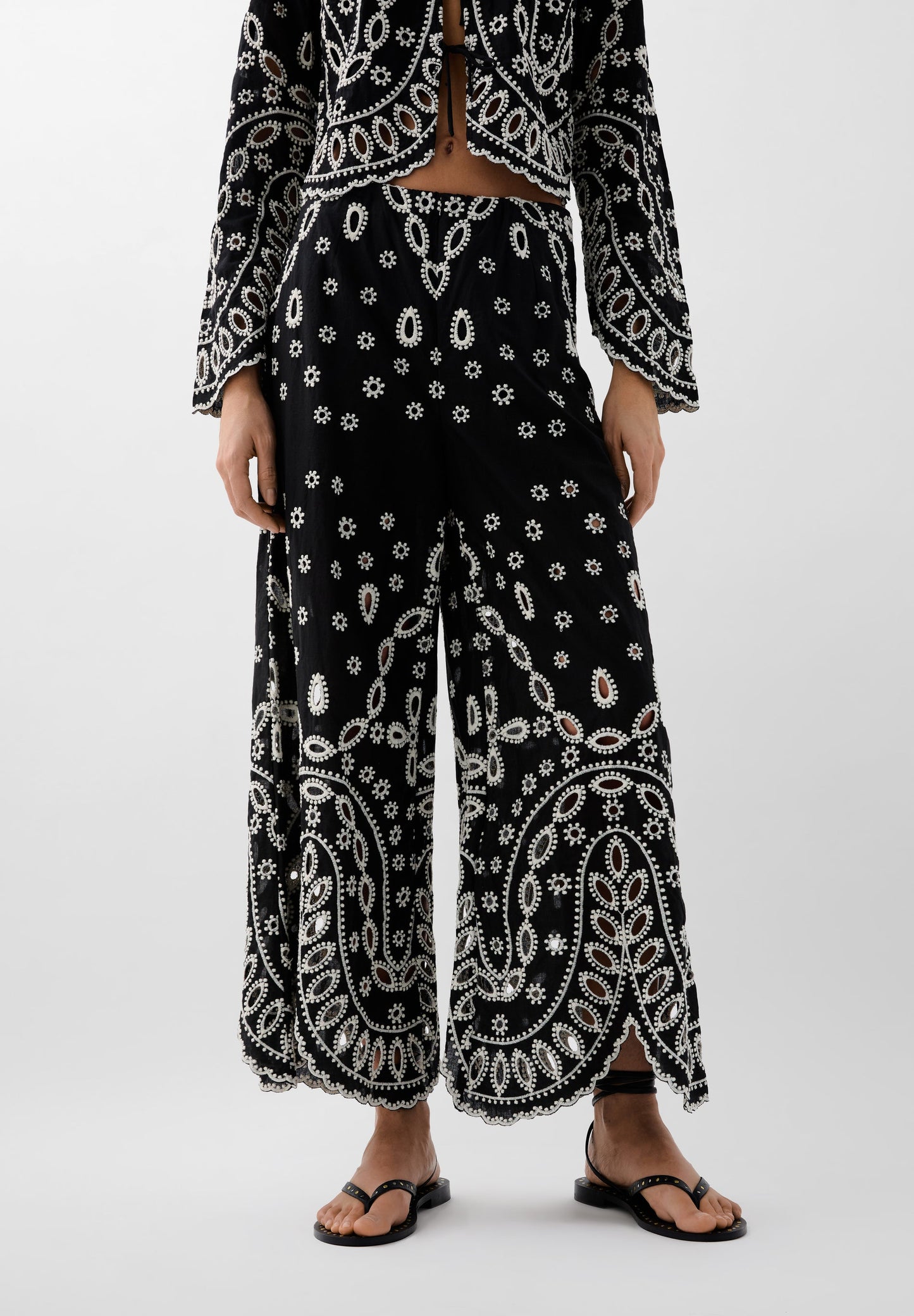 EMBROIDERED CULOTTES