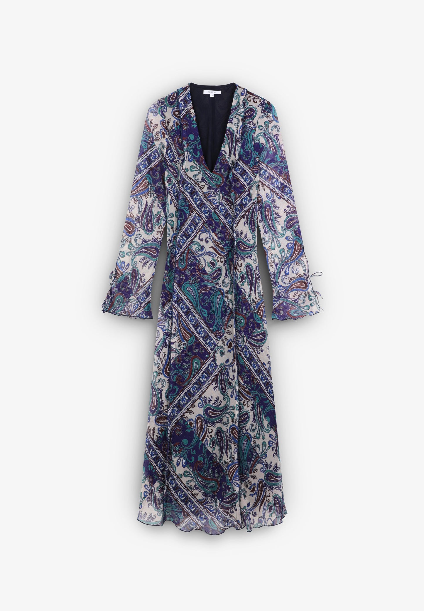 LONG FLOWING PAISLEY DRESS
