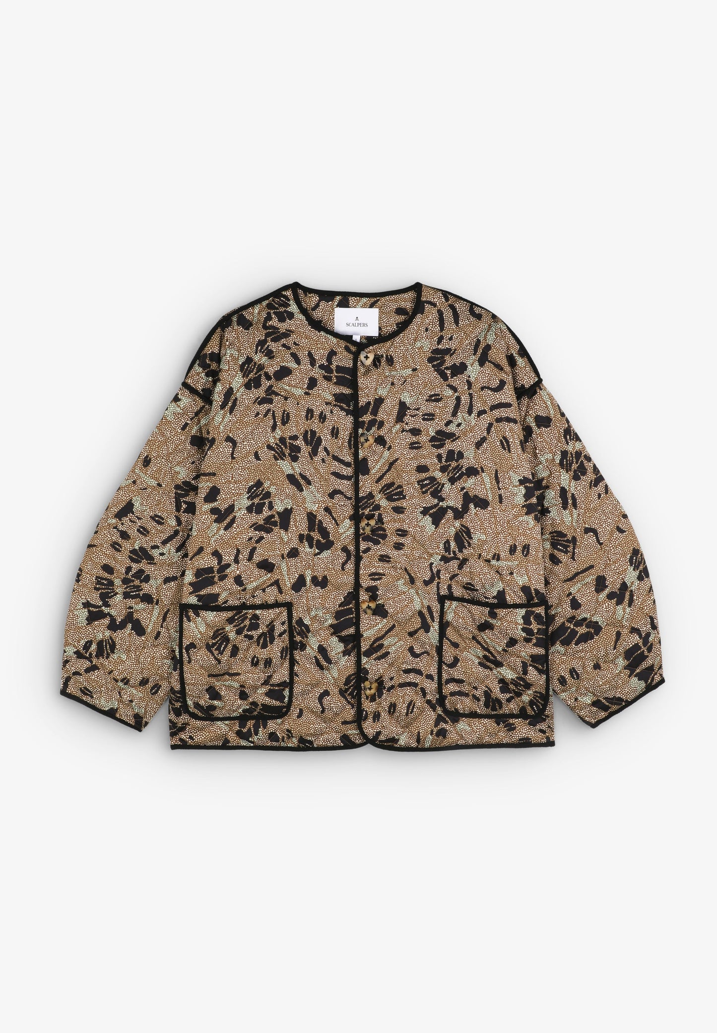 PUFFER JACKET WITH PRINT