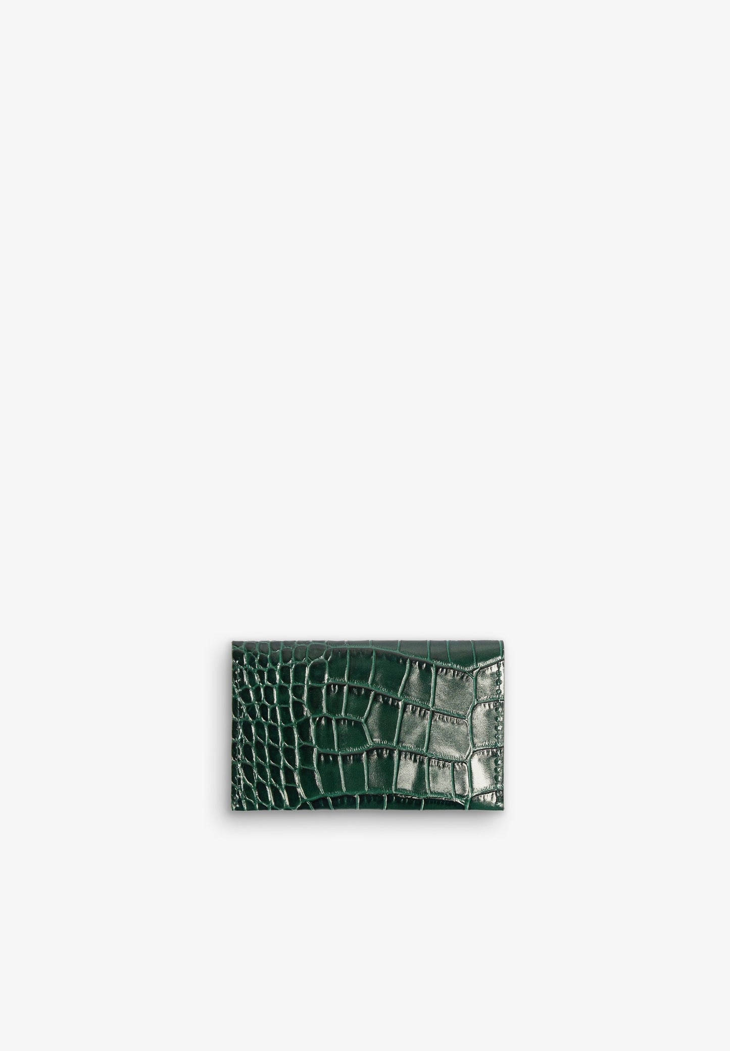 EMBOSSED LEATHER CARD HOLDER