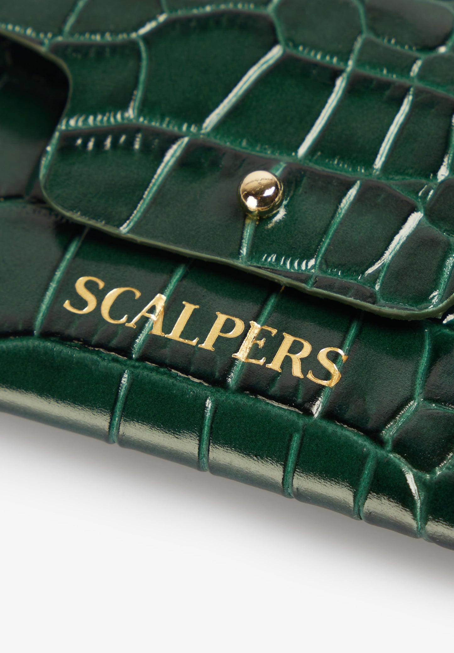EMBOSSED LEATHER CARD HOLDER