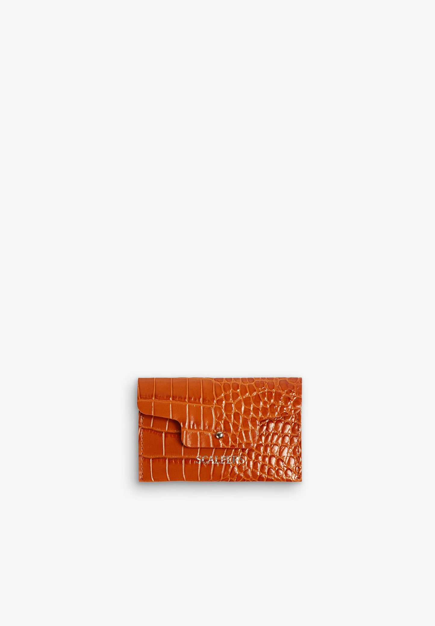 EMBOSSED LEATHER CARD HOLDER