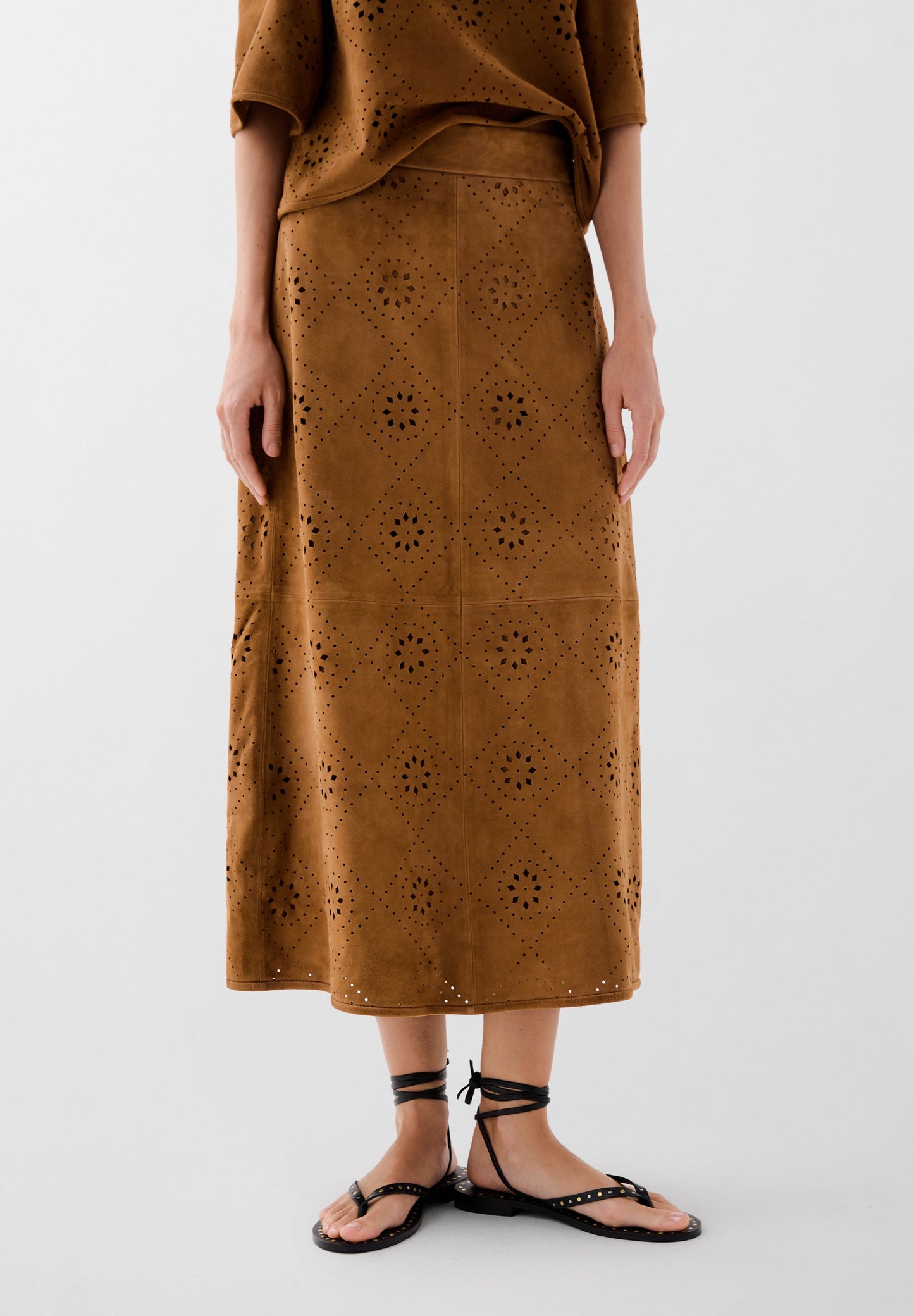 MIDI SUIDE SKIRT