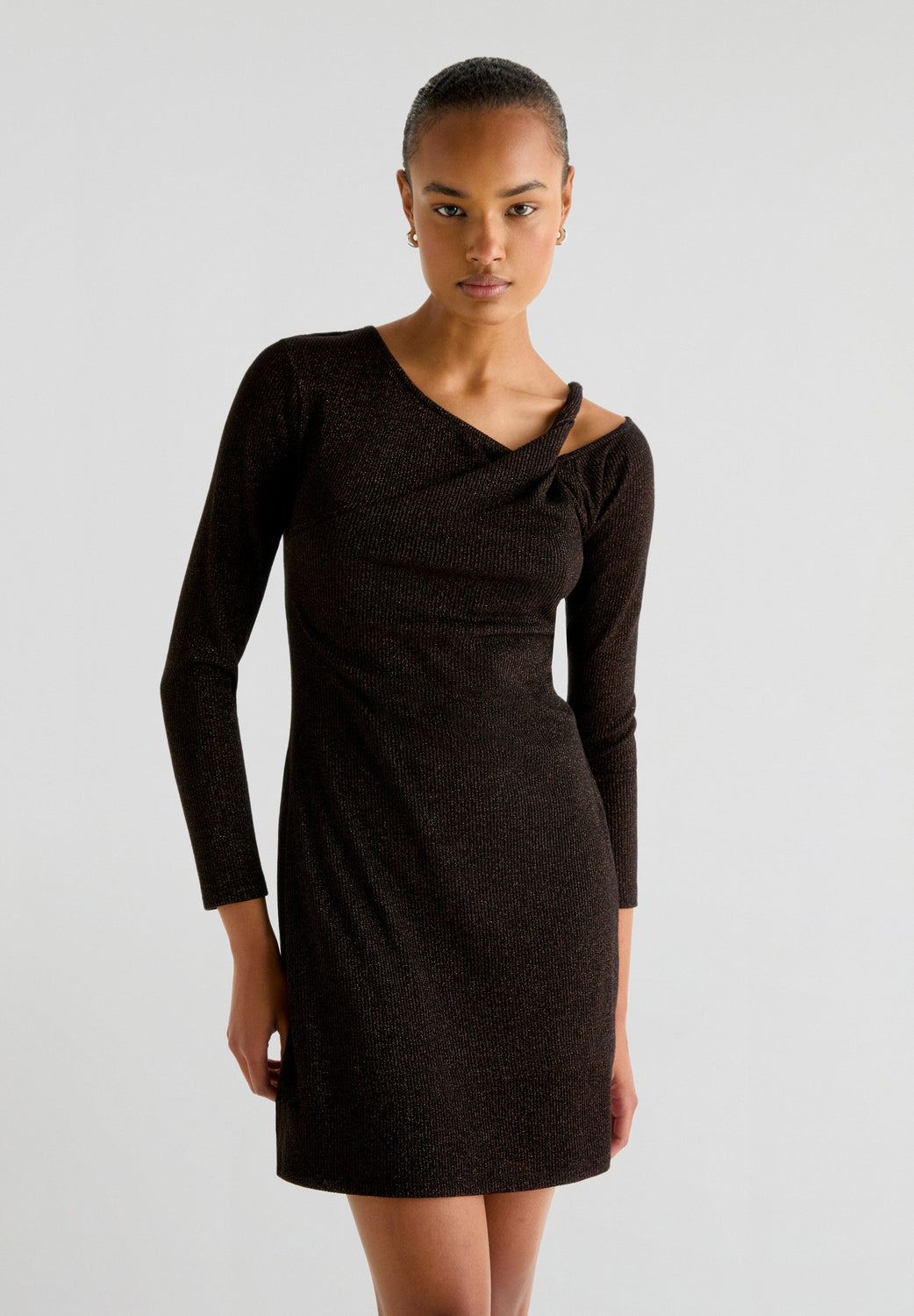 VESTIDO MINI LUREX - Scalpers