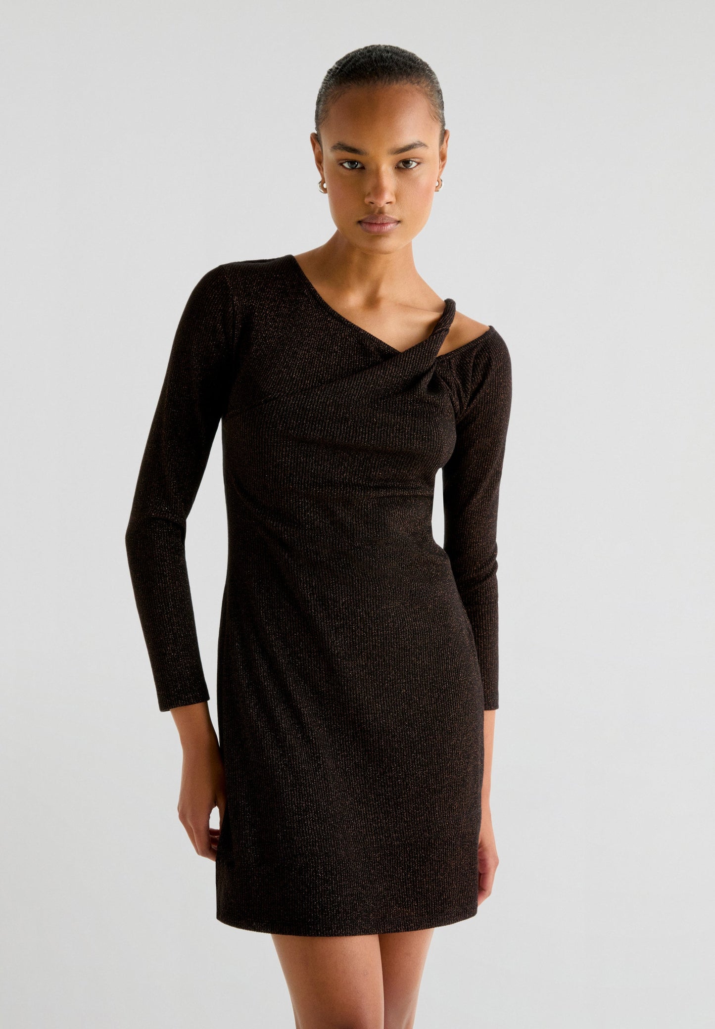VESTIDO MINI LUREX - Scalpers