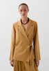 DOUBLE-BREASTED BLAZER WITH BOW
