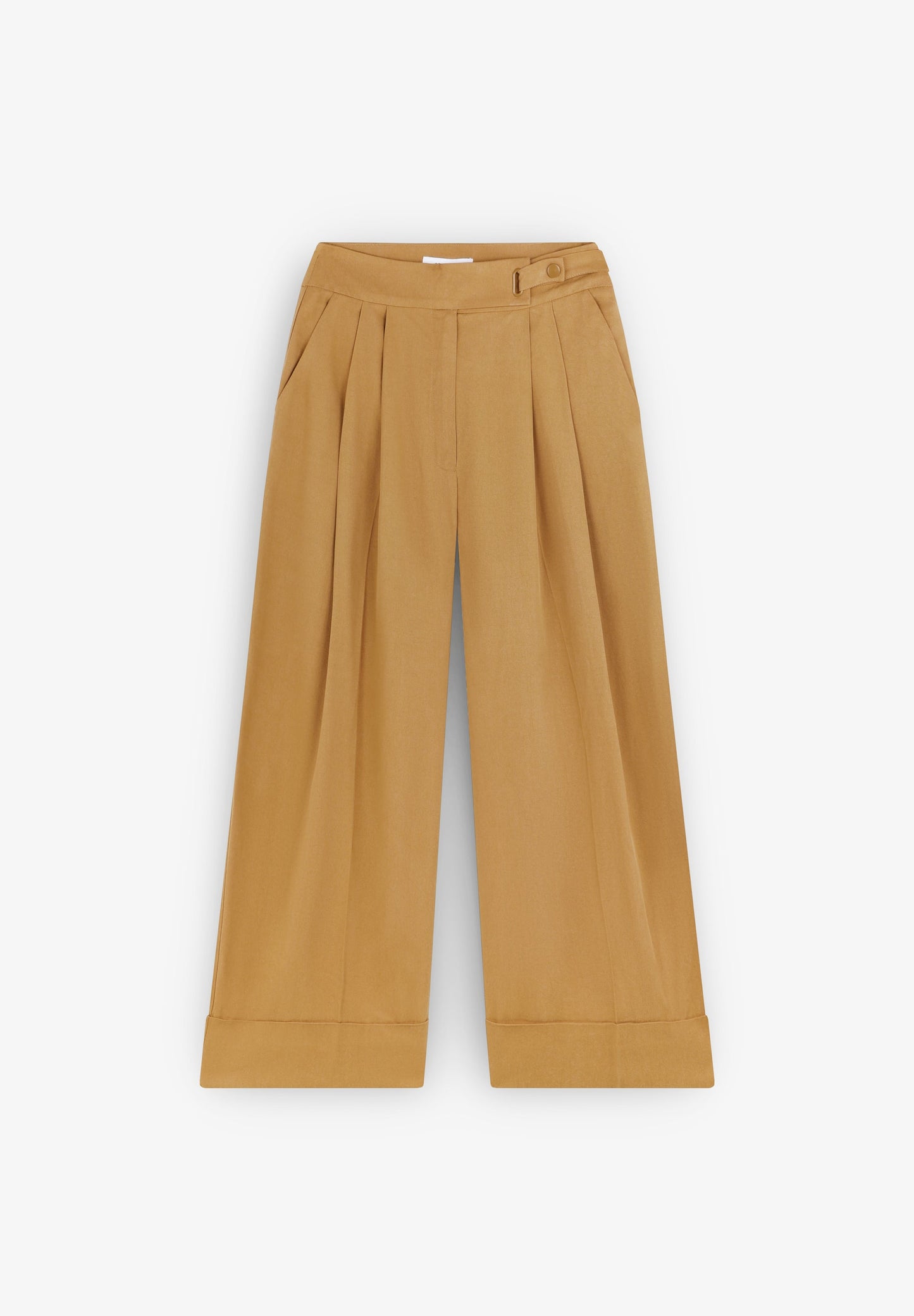 WIDE LEG TROUSERS WITH DARTS