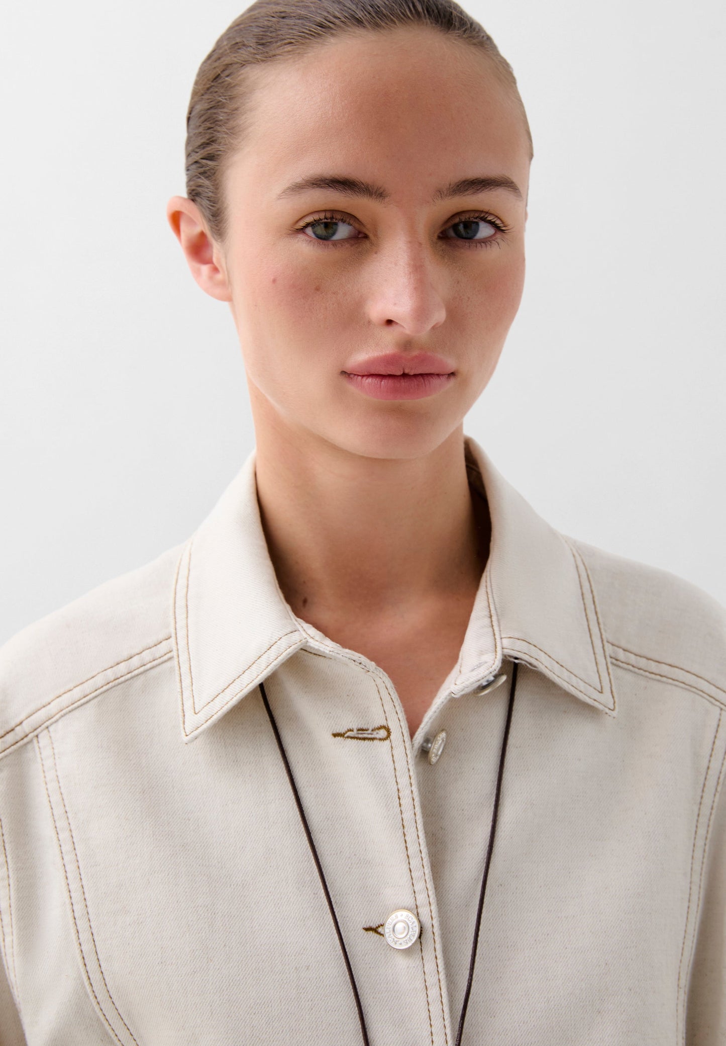 BOMBER JACKET WITH CONTRAST SEAMS