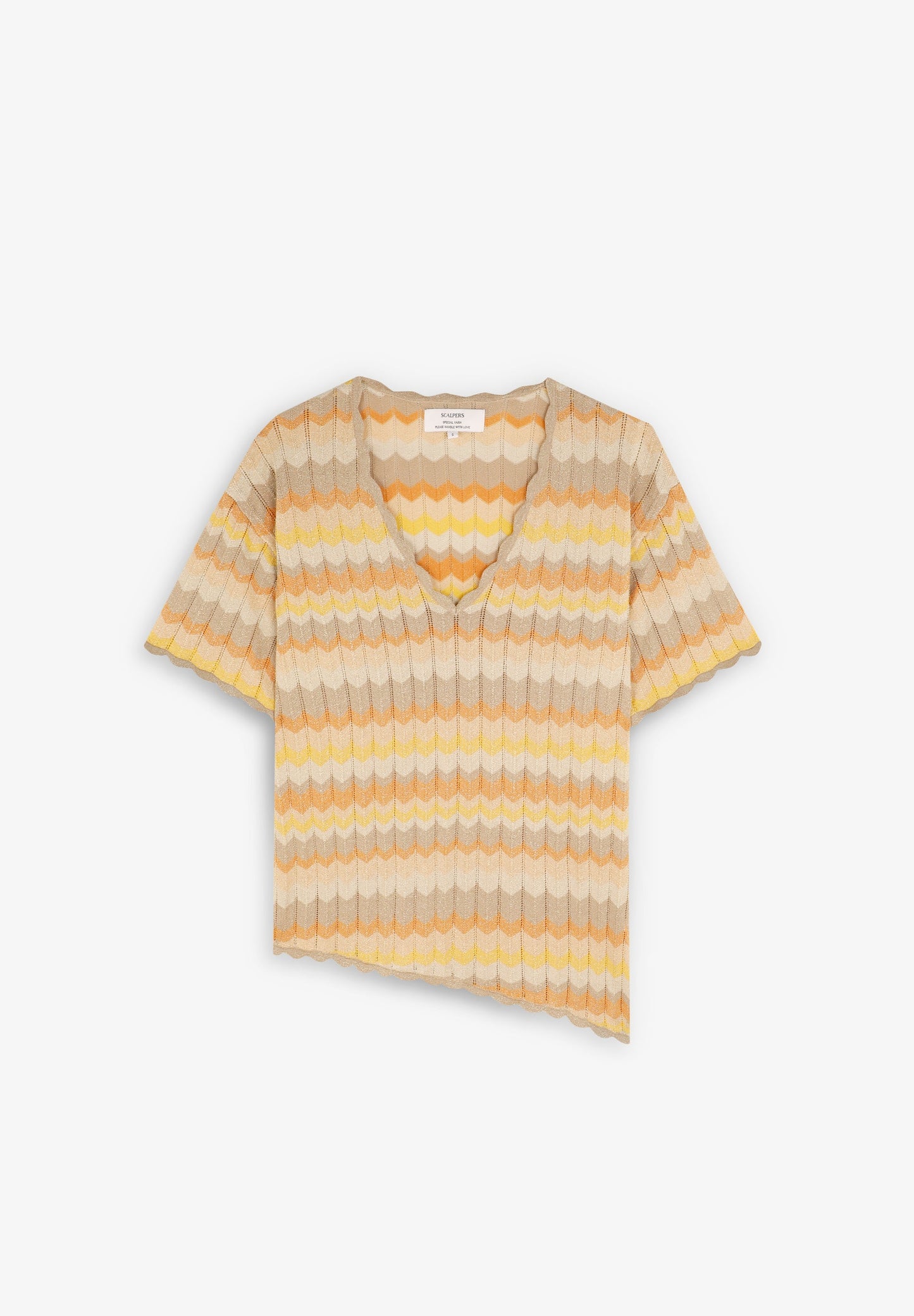 OPEN KNIT LUREX SWEATER