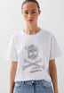 T-SHIRT WITH SKULL PRINT