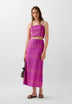 EMBROIDERED MIDI SKIRT