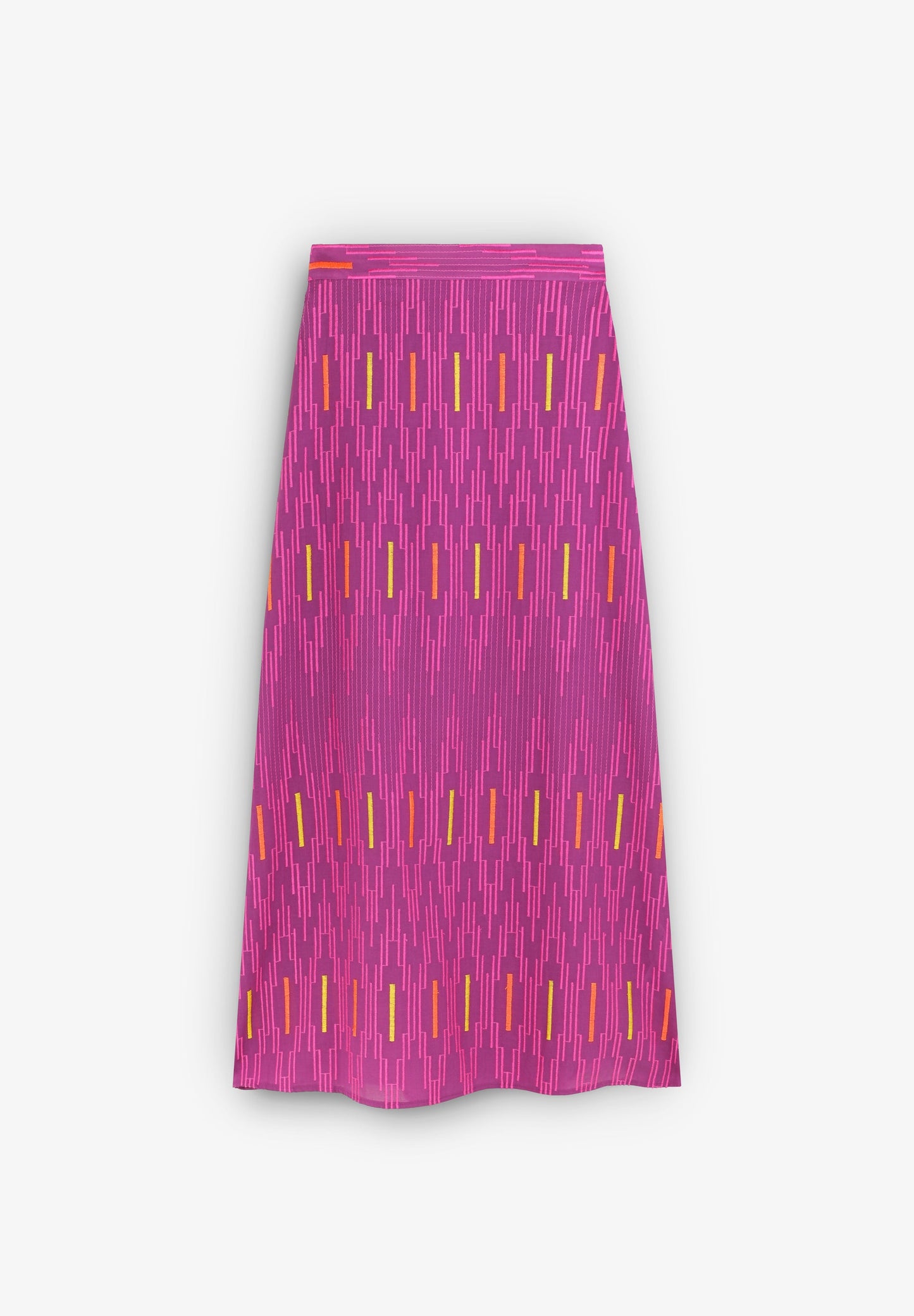 EMBROIDERED MIDI SKIRT