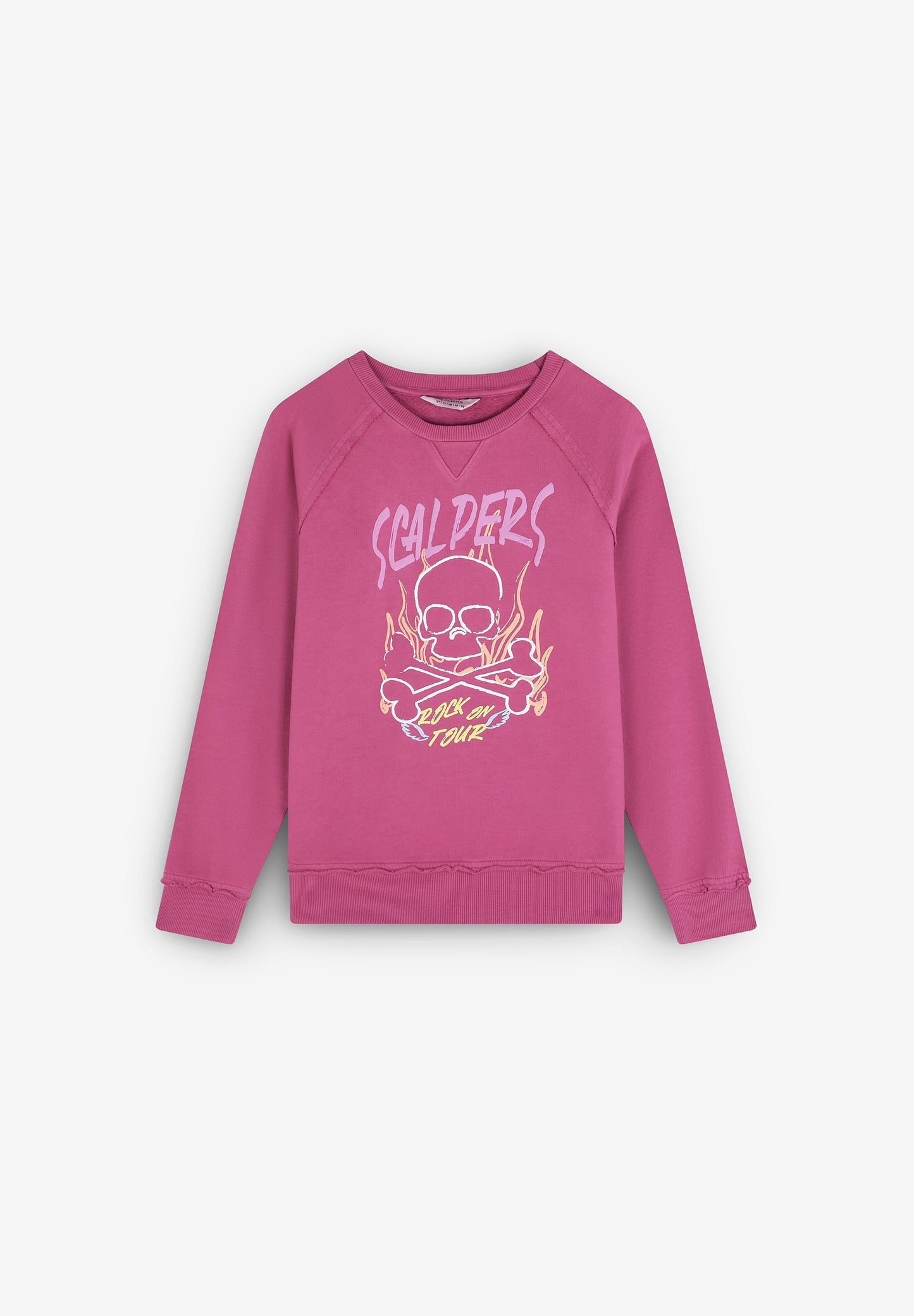 FLAME PRINT SWEATSHIRT