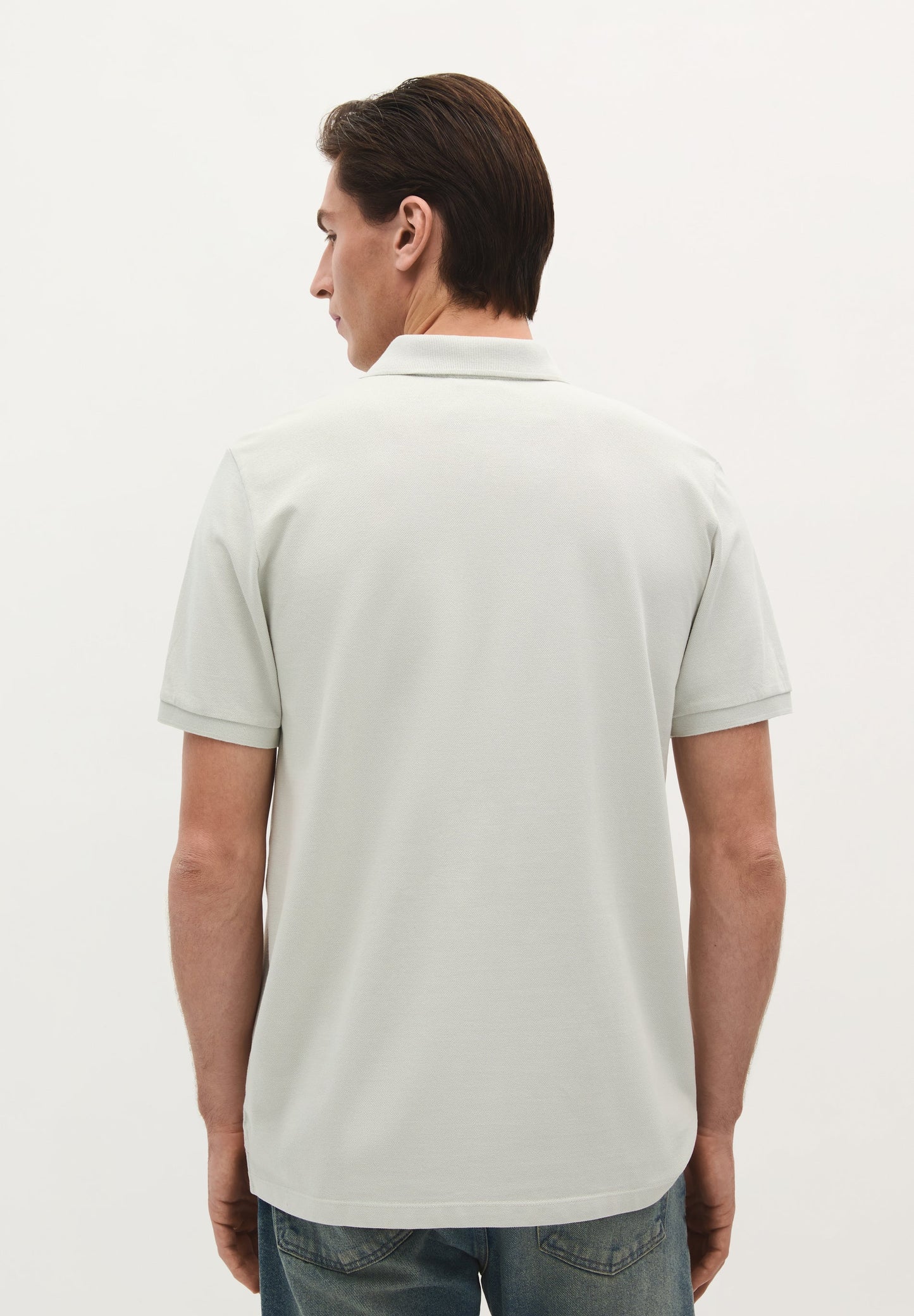 BASIC POLO SHIRT WITH SKULL DETAIL