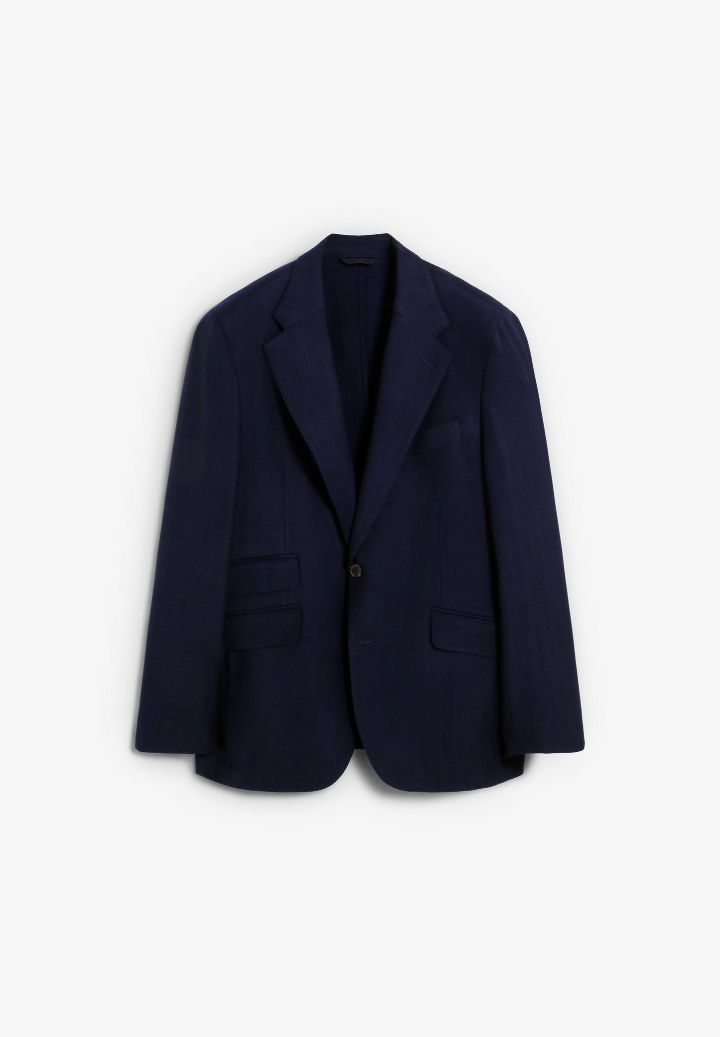 PLAIN-COLOURED WOOL BLAZER