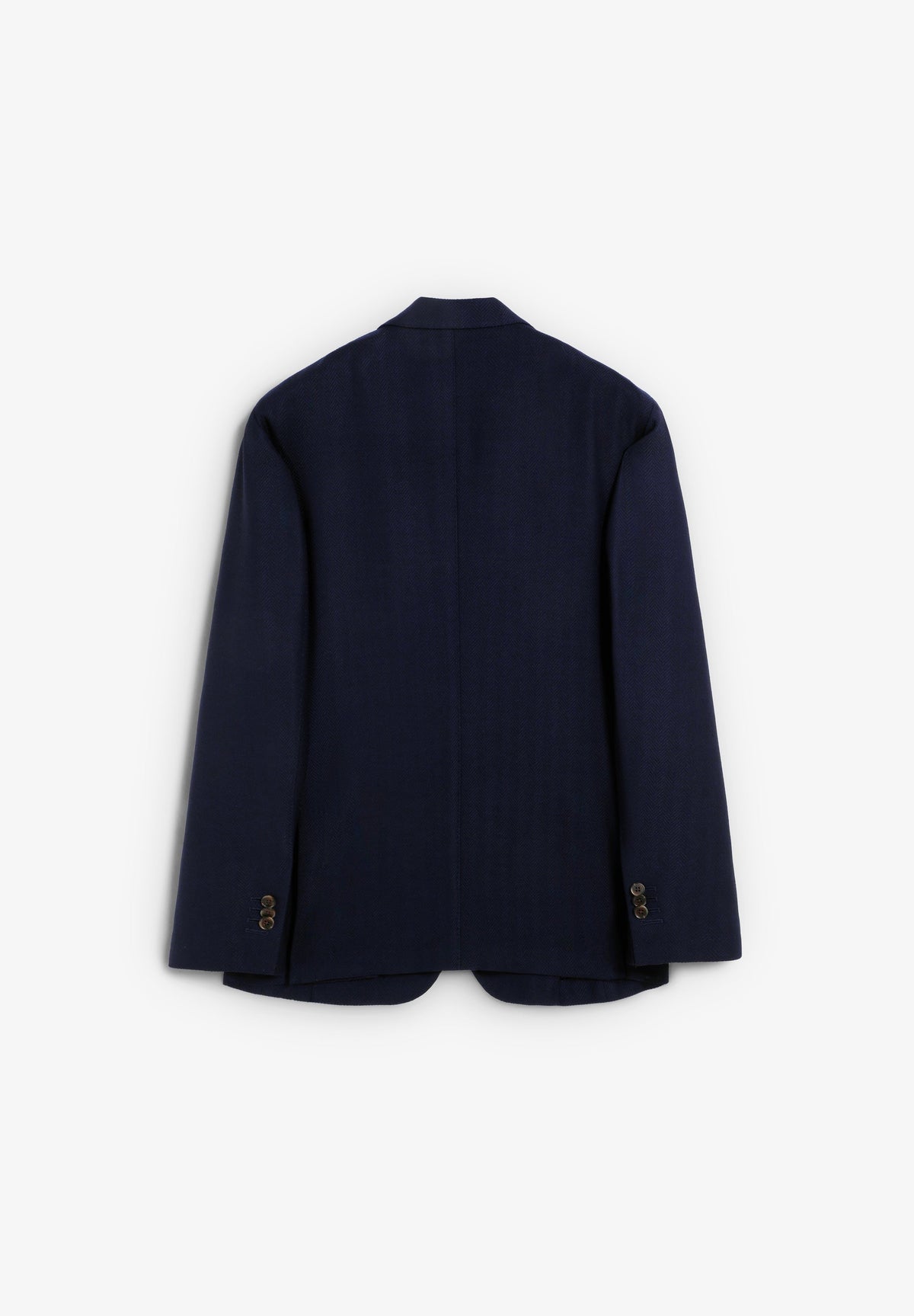 PLAIN-COLOURED WOOL BLAZER