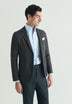CHECKED WOOL BLAZER