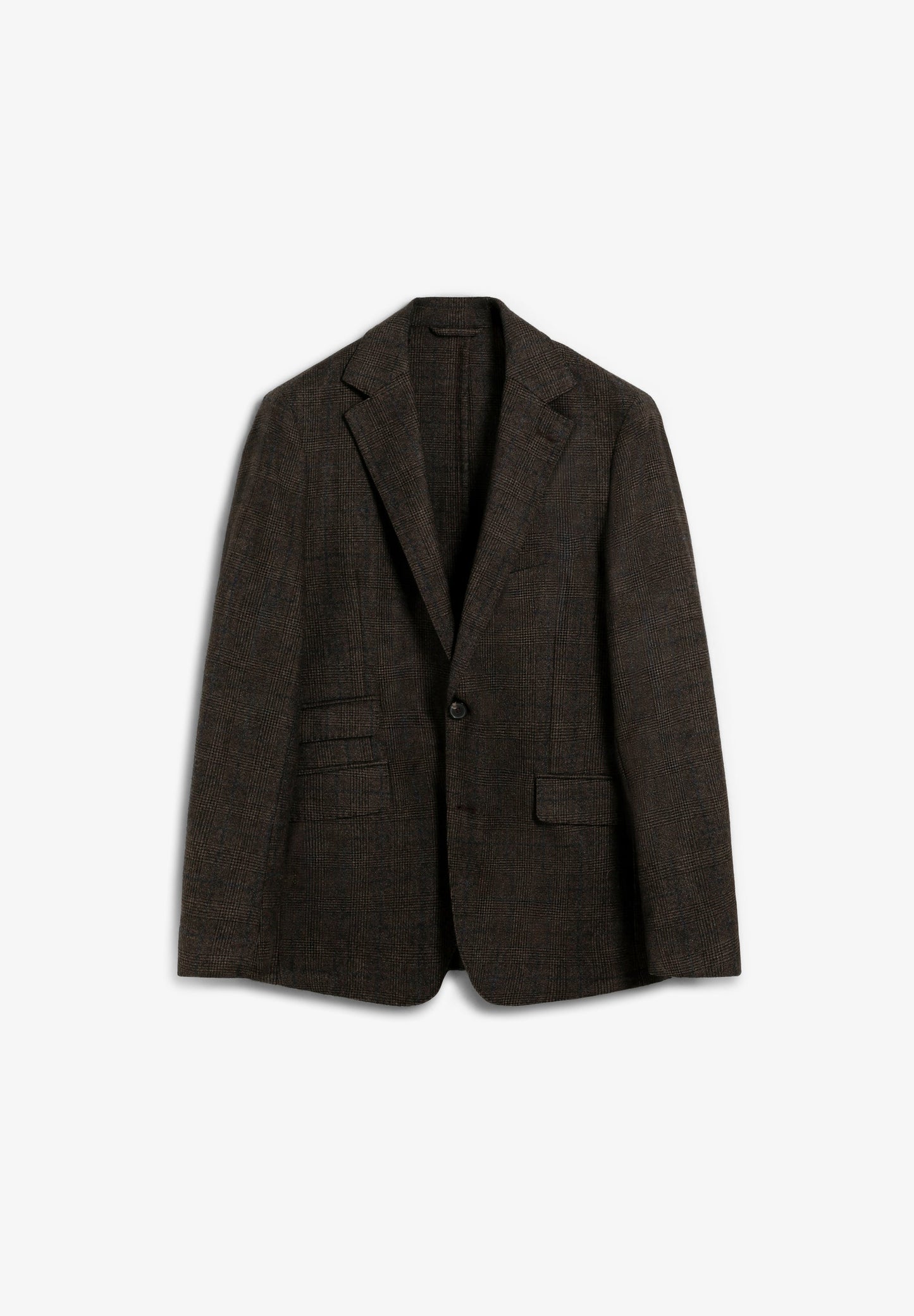 CHECKED WOOL BLAZER
