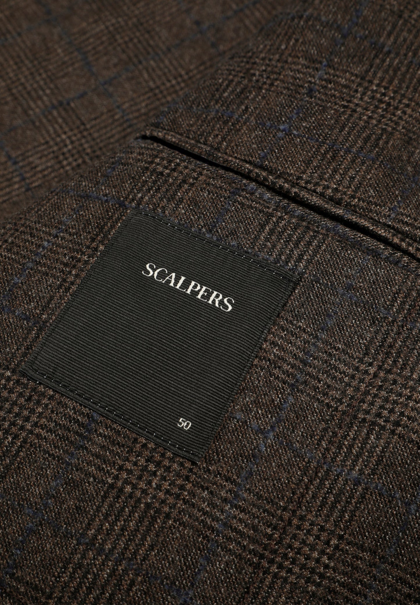 CHECKED WOOL BLAZER