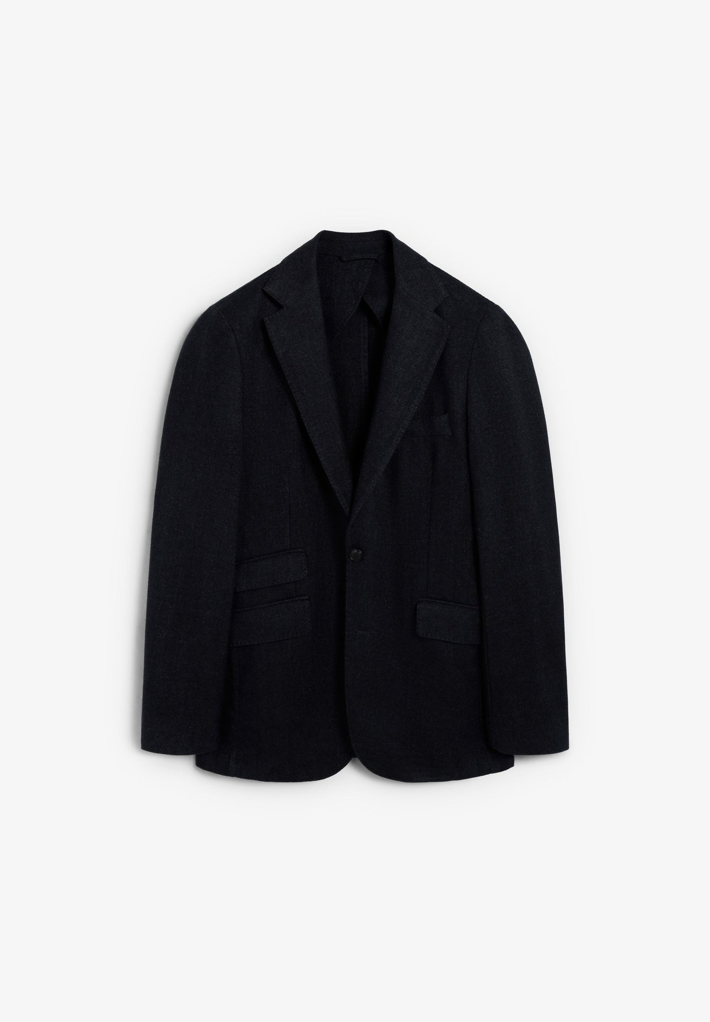 HERRINGBONE WOOL BLAZER