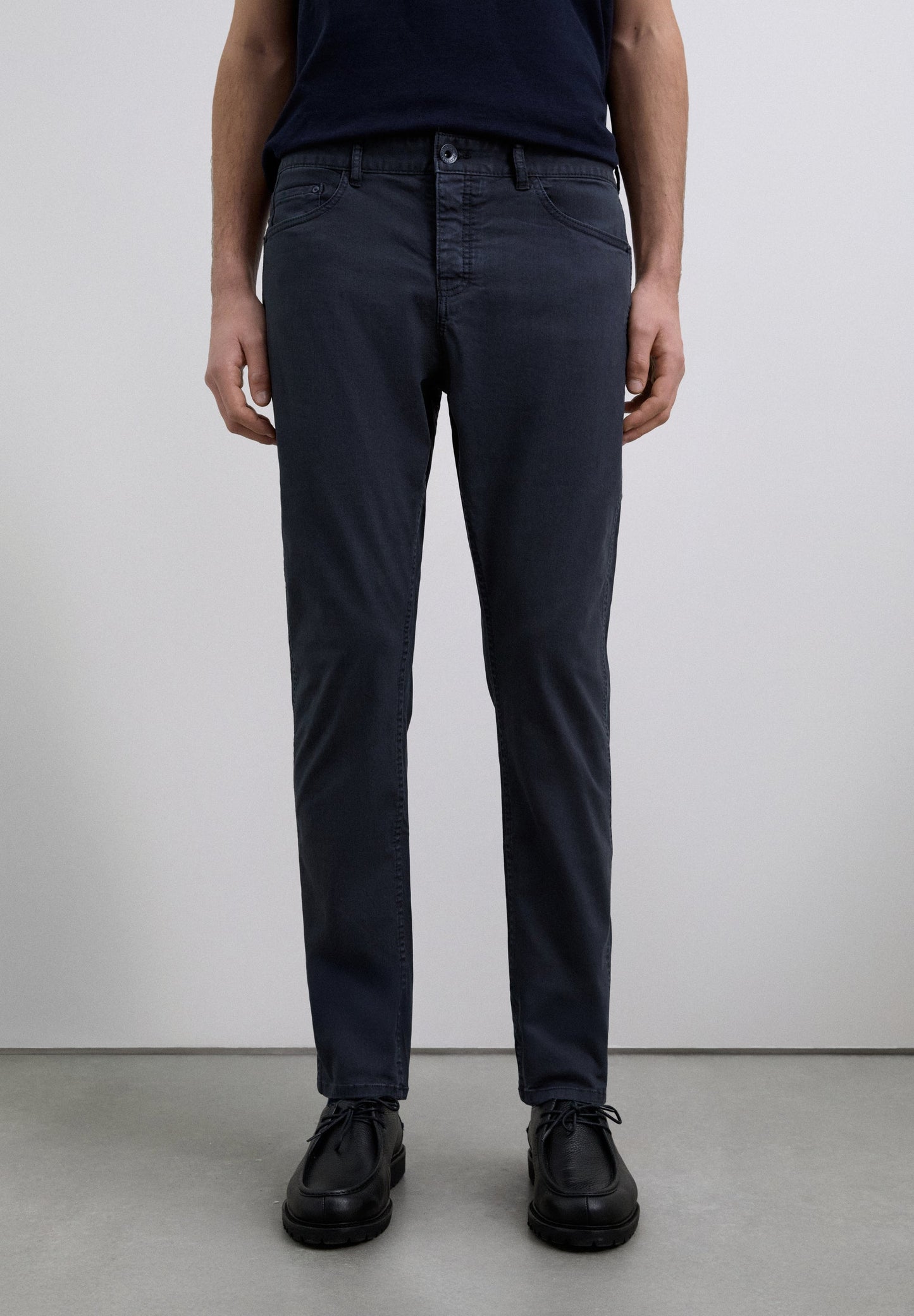 COTTON CHINO TROUSERS