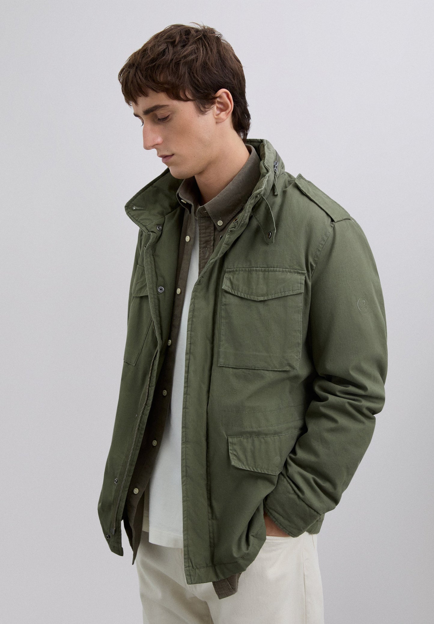 PARKA CAPUCHA MILITAR - Scalpers