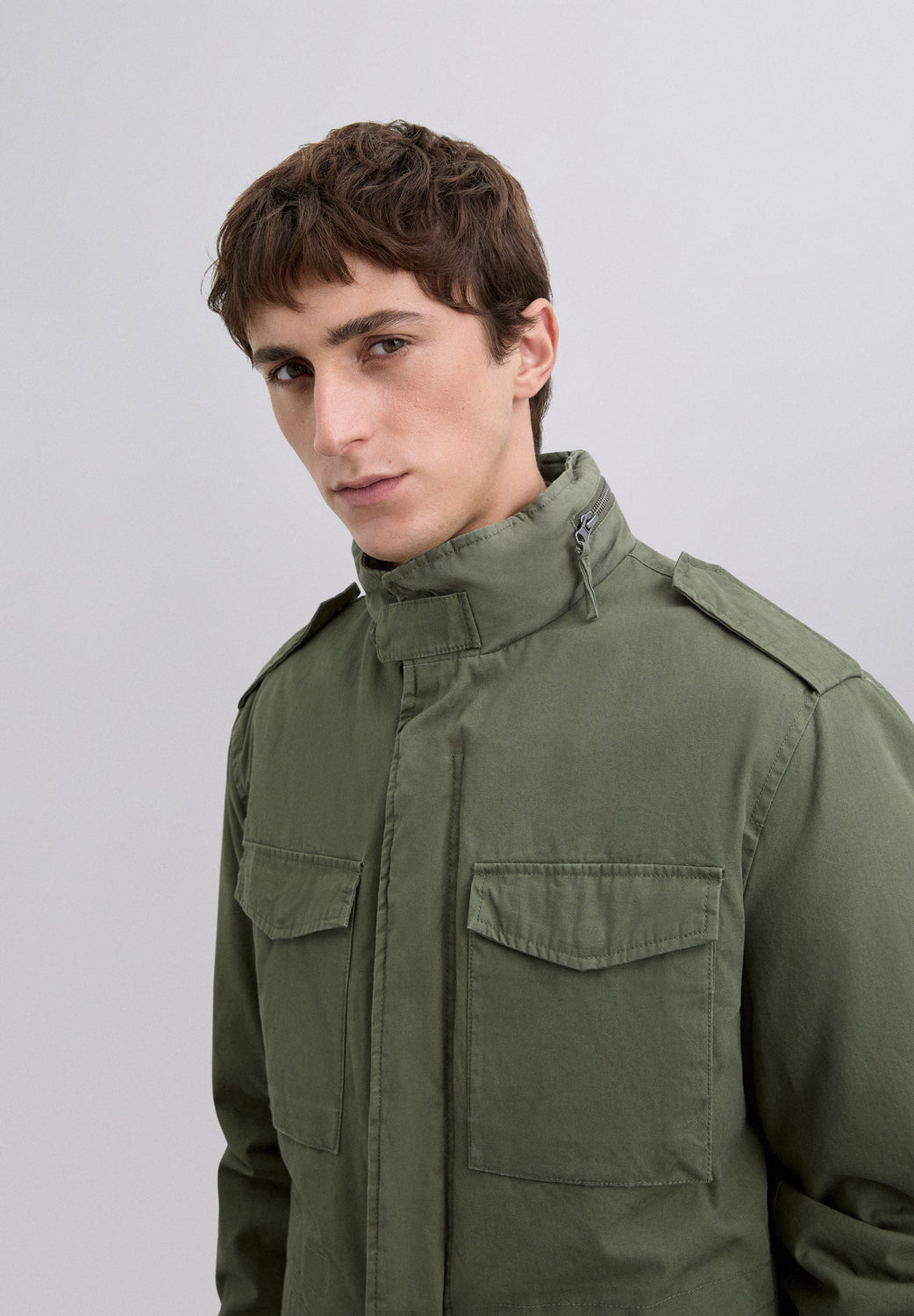PARKA CAPUCHA MILITAR - Scalpers