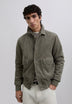 CORDUROY BOMBER JACKET WITH SKULL