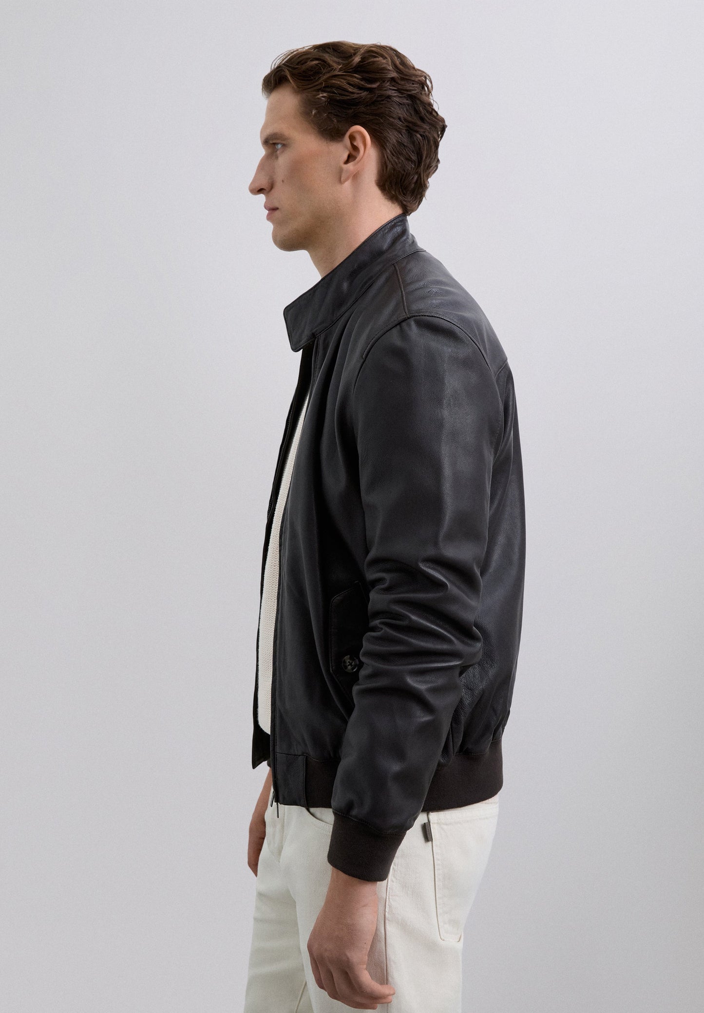 STRAIGHT COTTON TROUSERS