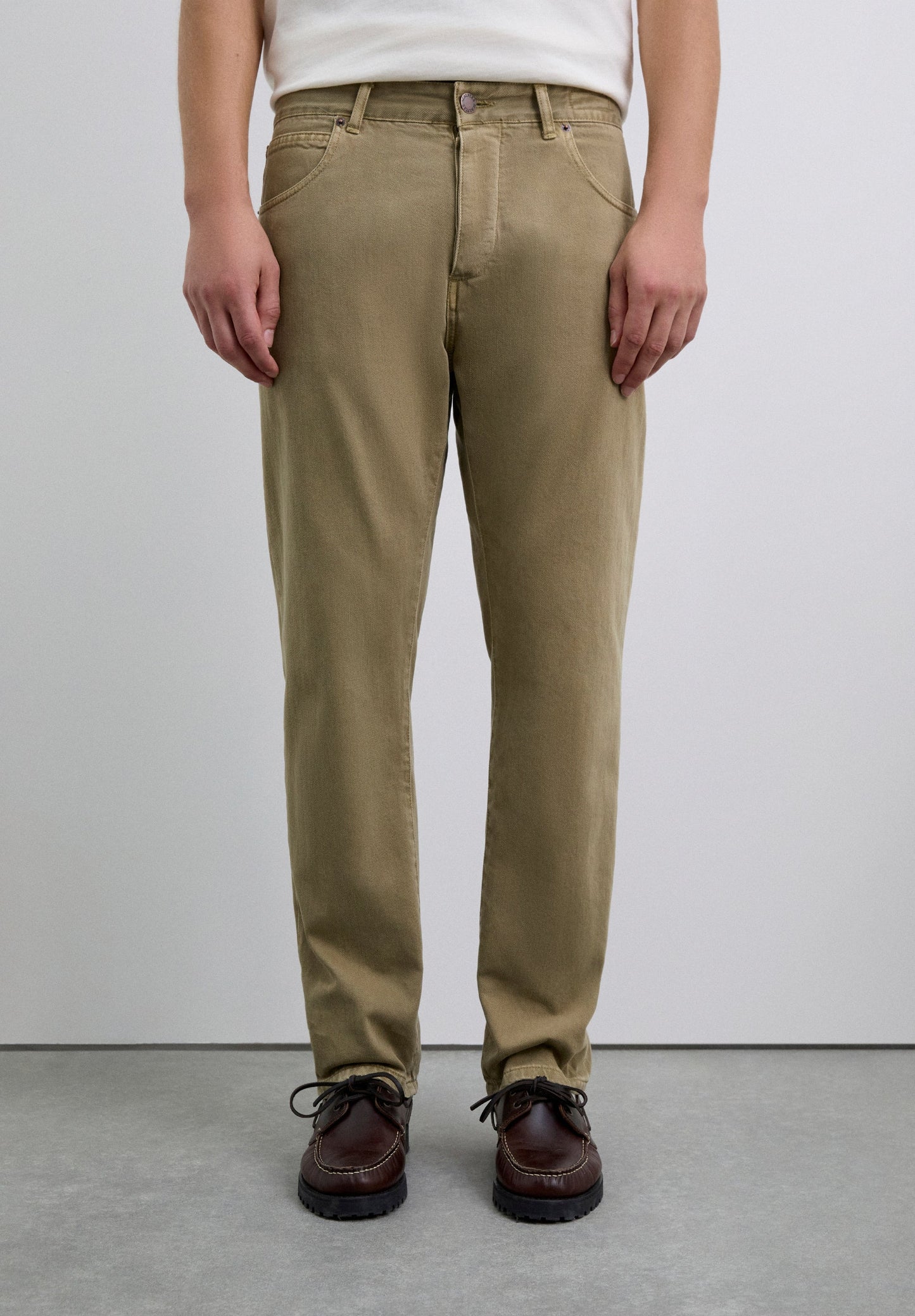 STRAIGHT LOGO TROUSERS