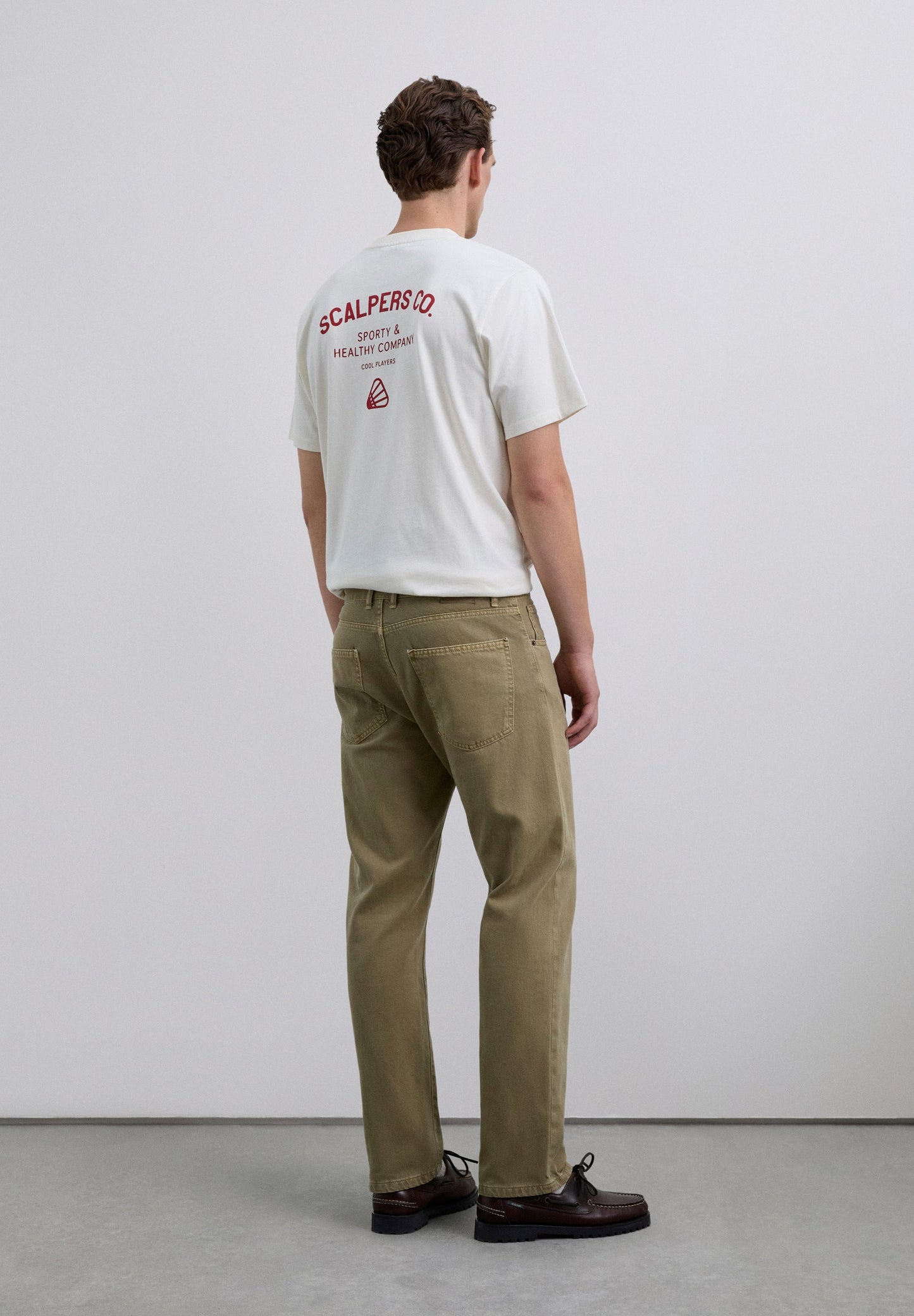 STRAIGHT LOGO TROUSERS